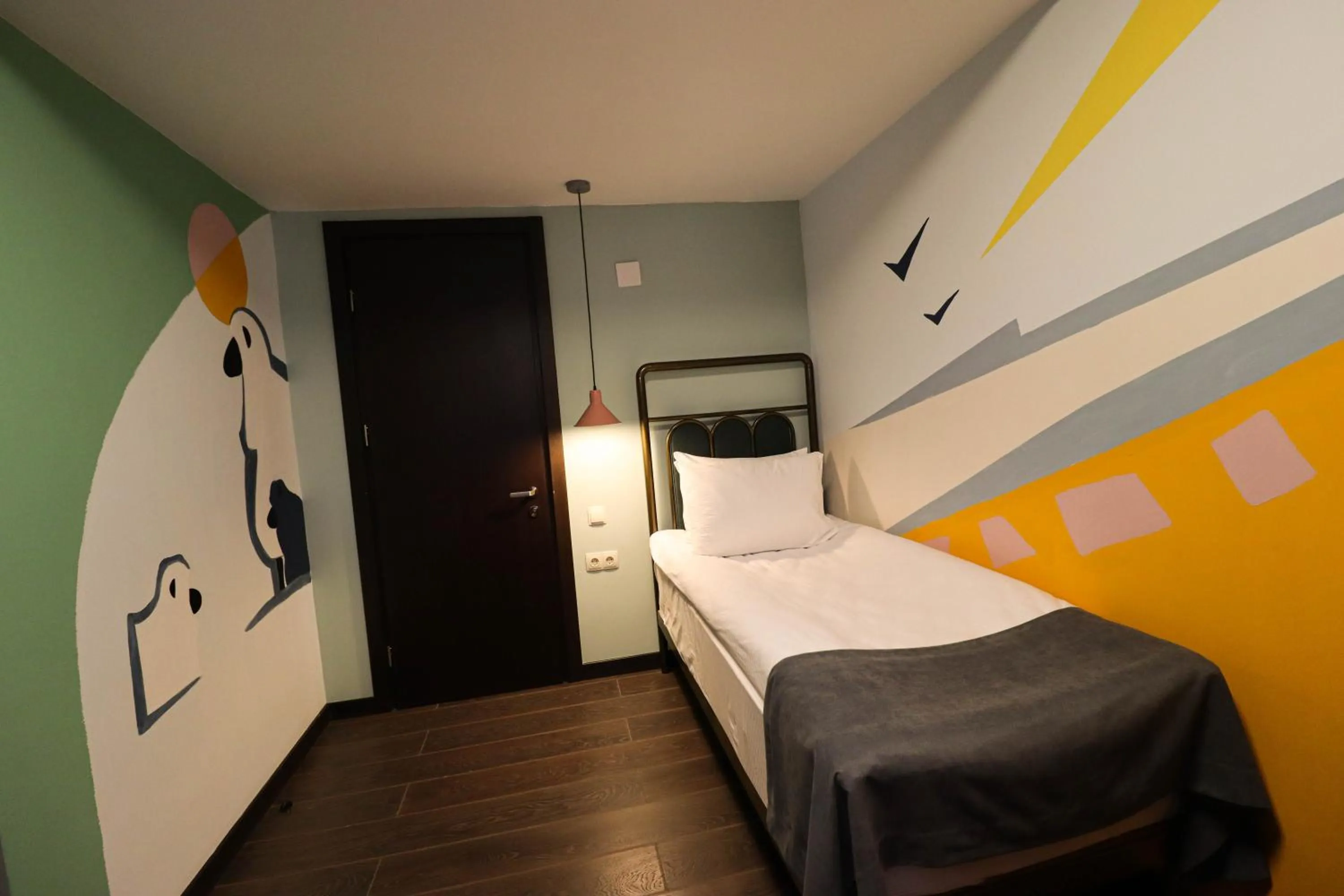 Bed in Paliani Hotel