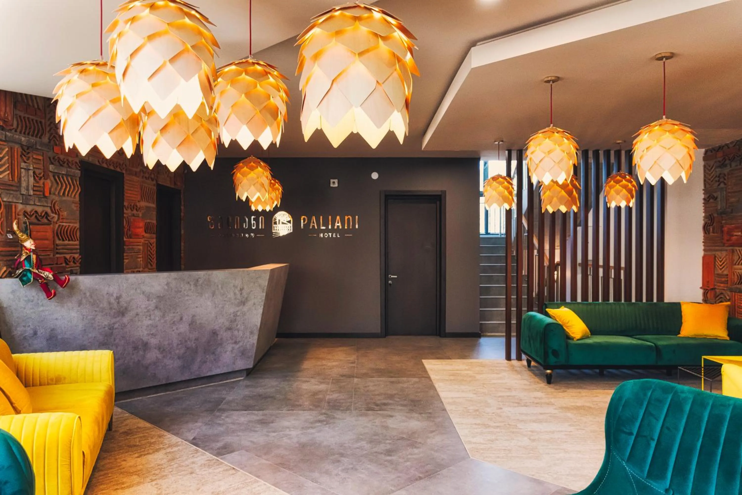 Lobby or reception in Paliani Hotel