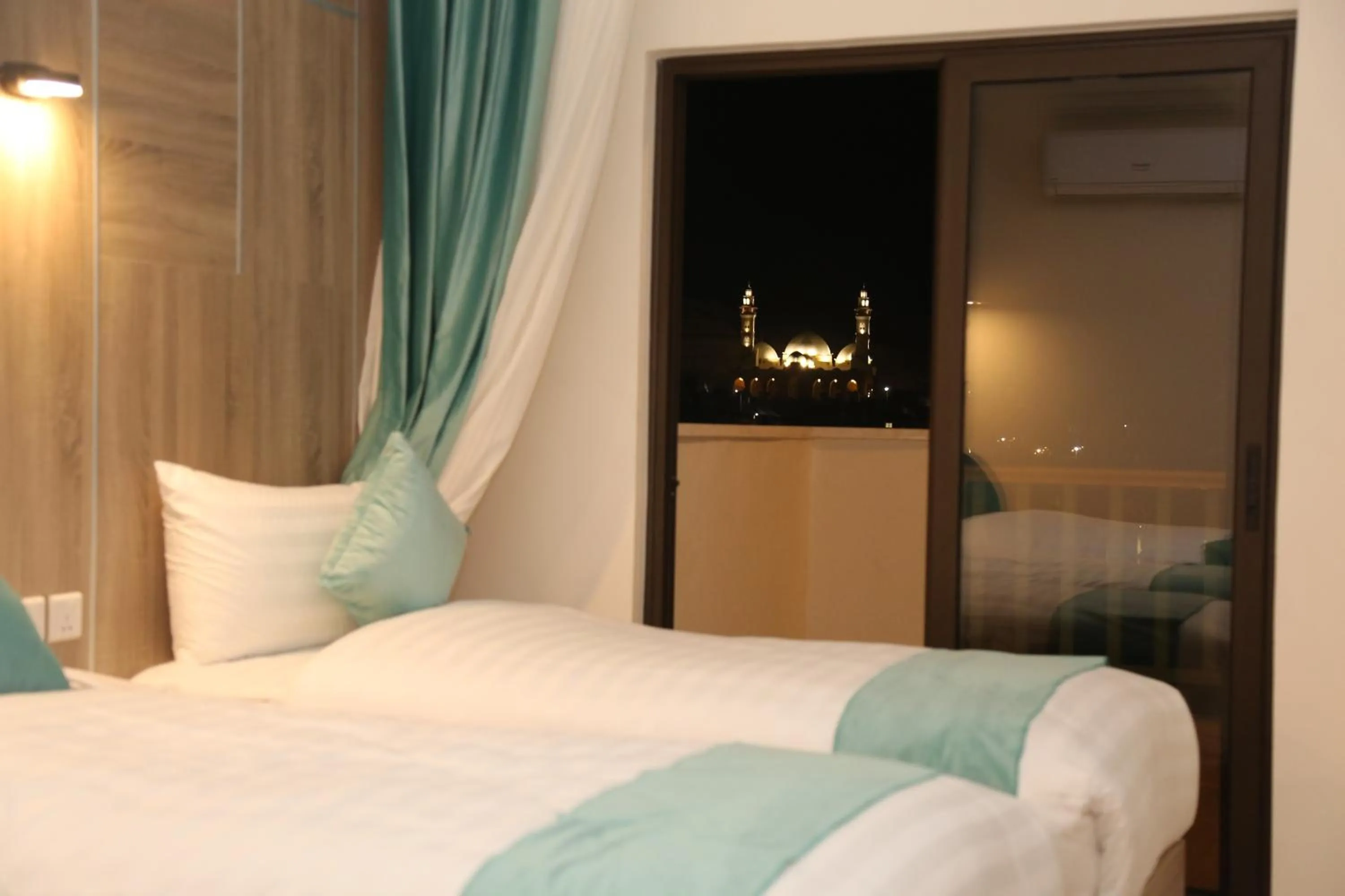 Bed in Turquoise Hotel