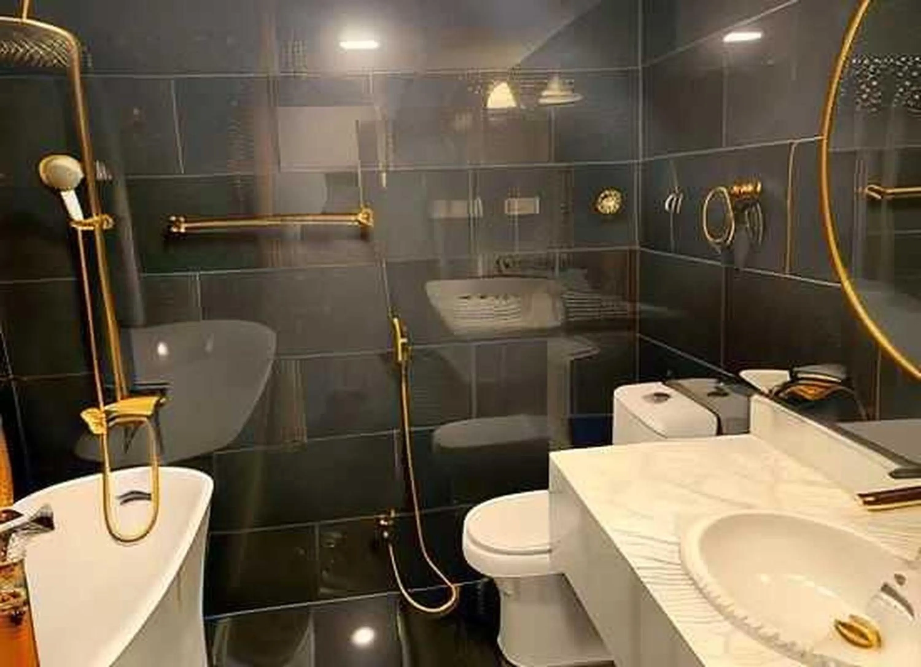 Bathroom in Sunday Gateway Jeddah Formerly Beach Garden Hotel