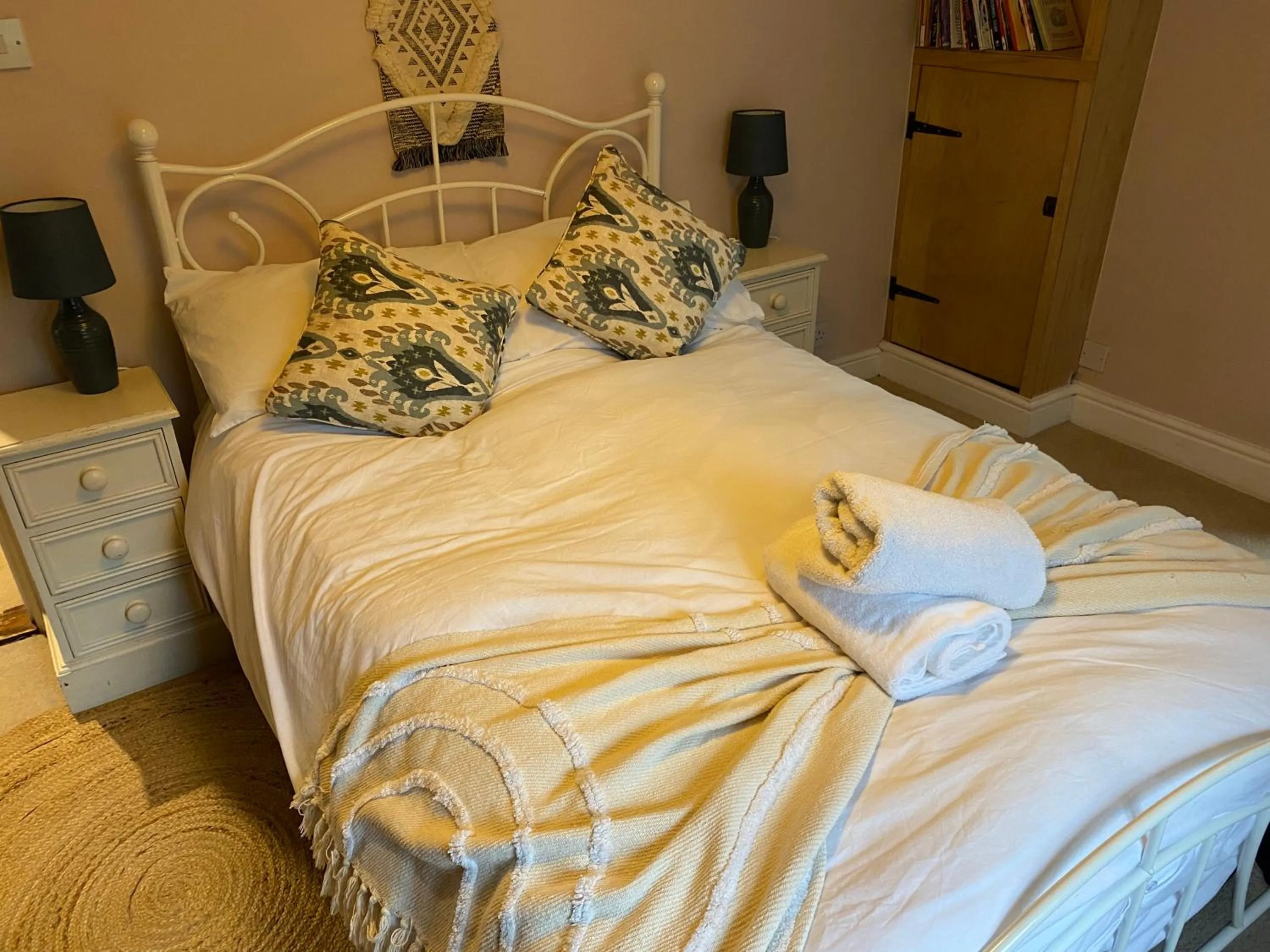Bed in Stone Cottage