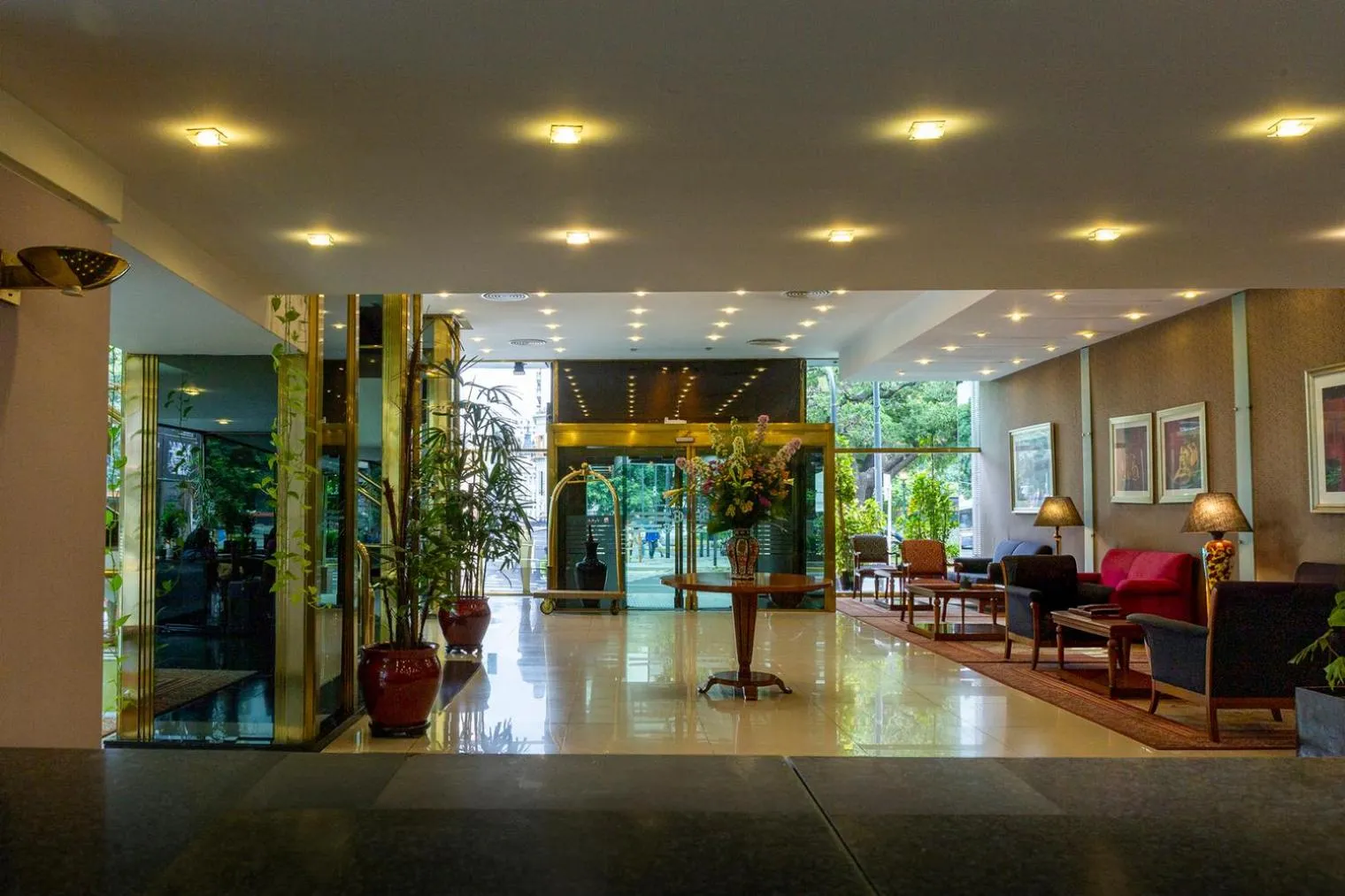 Lobby or reception in Hotel Conte