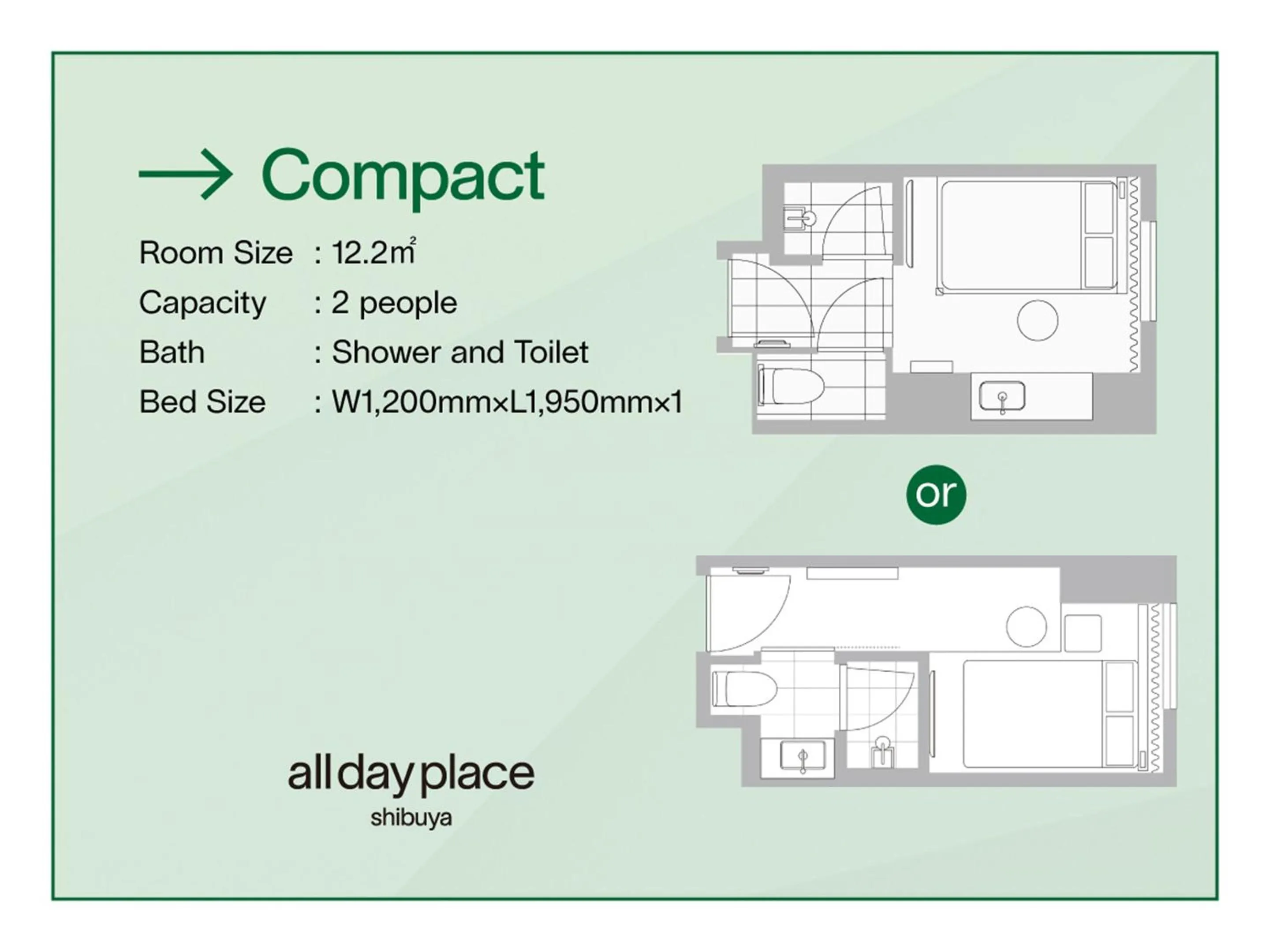 Floor plan in all day place shibuya