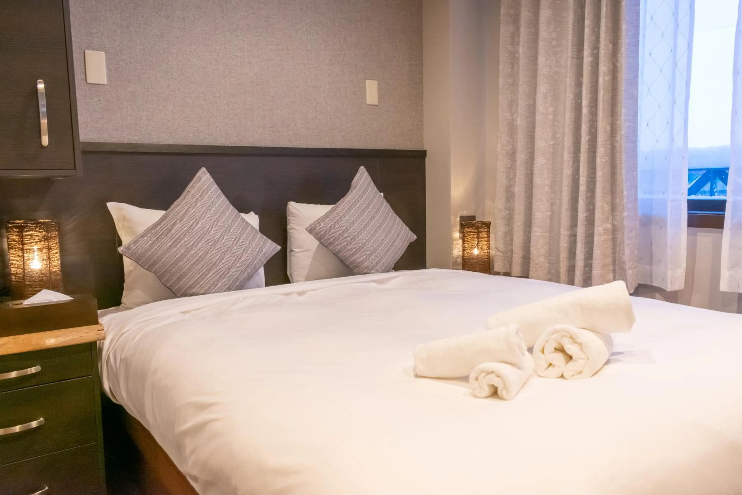 Bed in T Square Hakuba