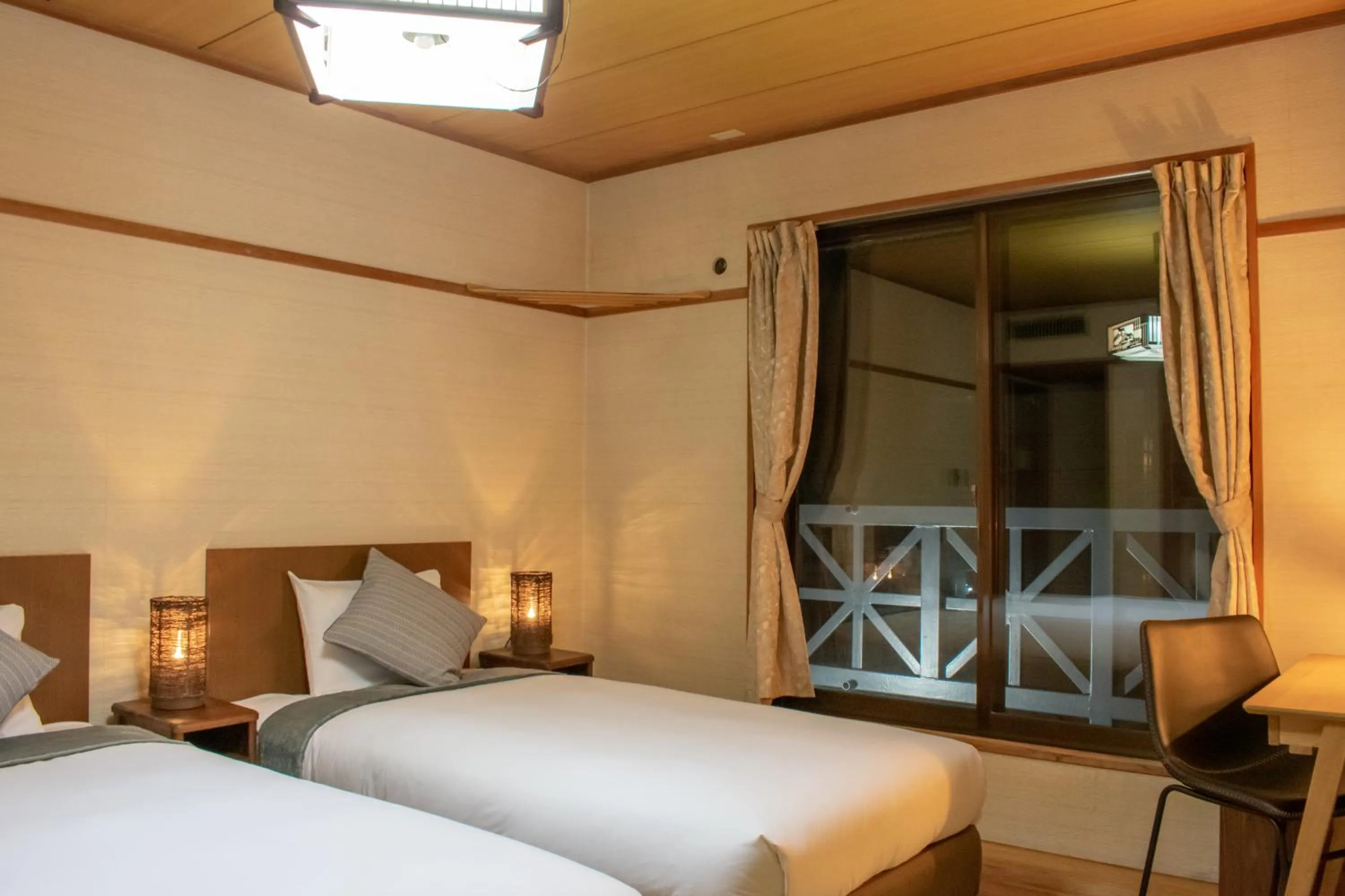 Bed in T Square Hakuba