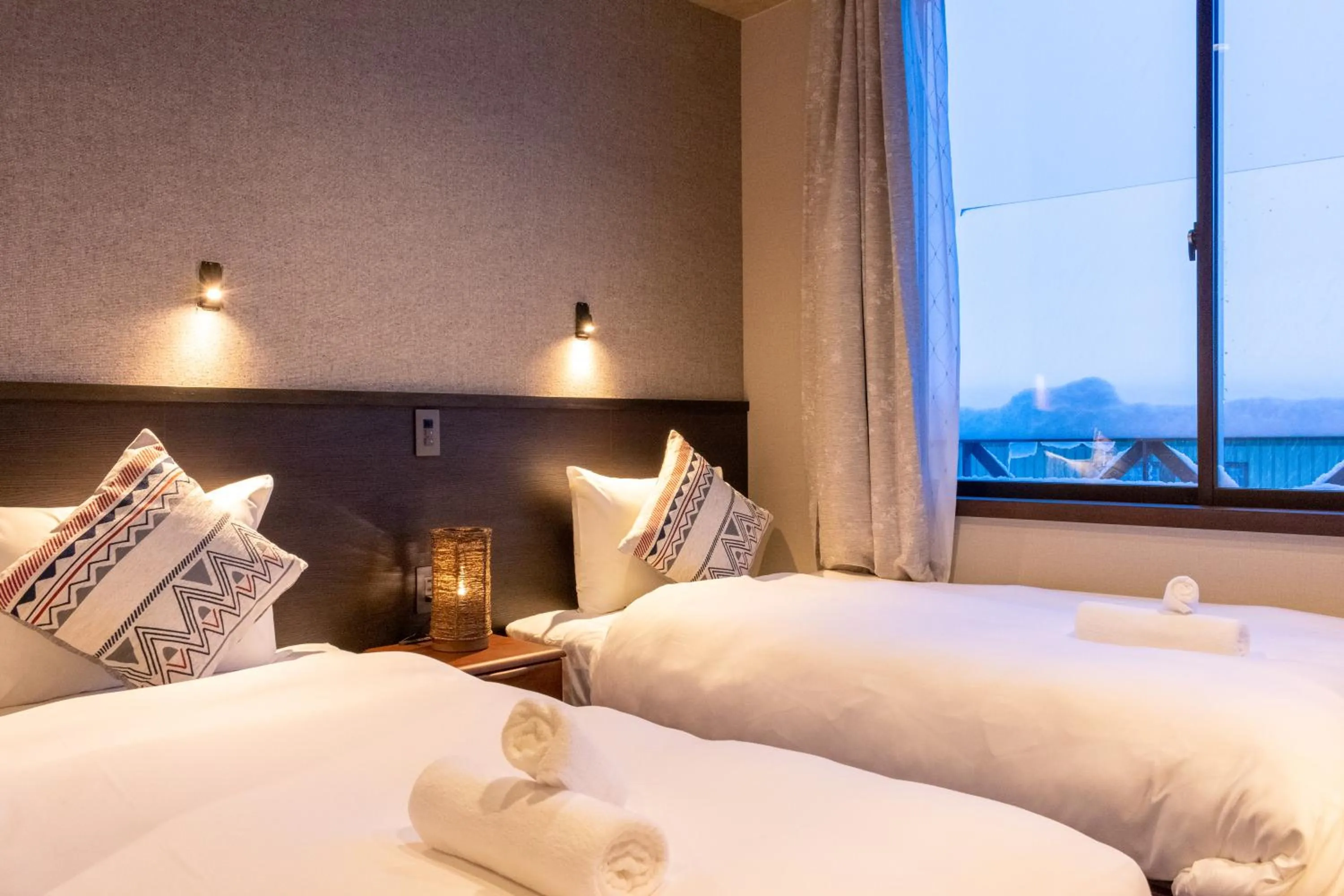 Bed in T Square Hakuba