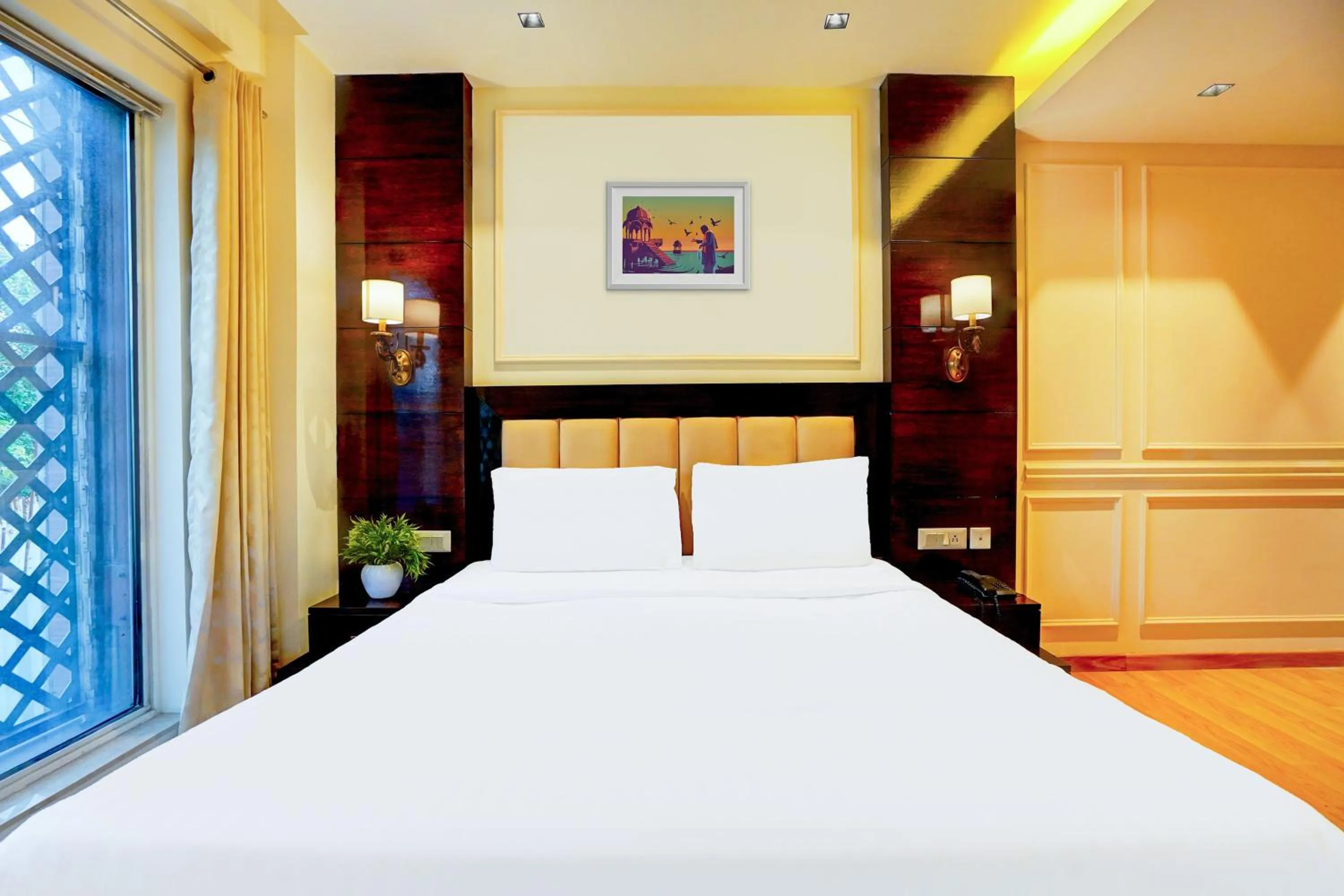 Bedroom, Bed in Palette South Delhi Formerly Imperial Villa