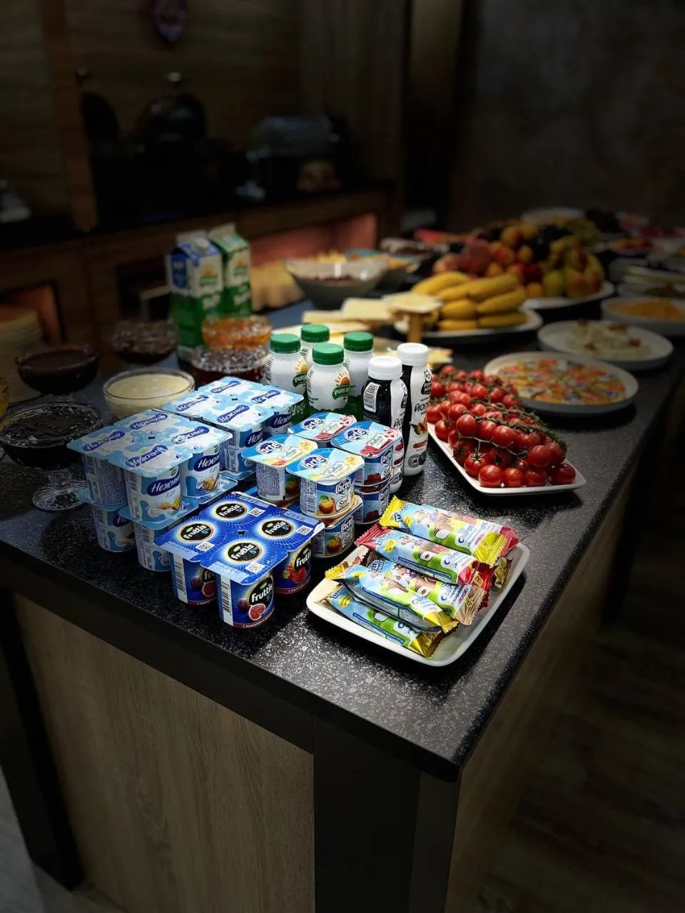 Buffet breakfast in al Madina Hotel Samarkand