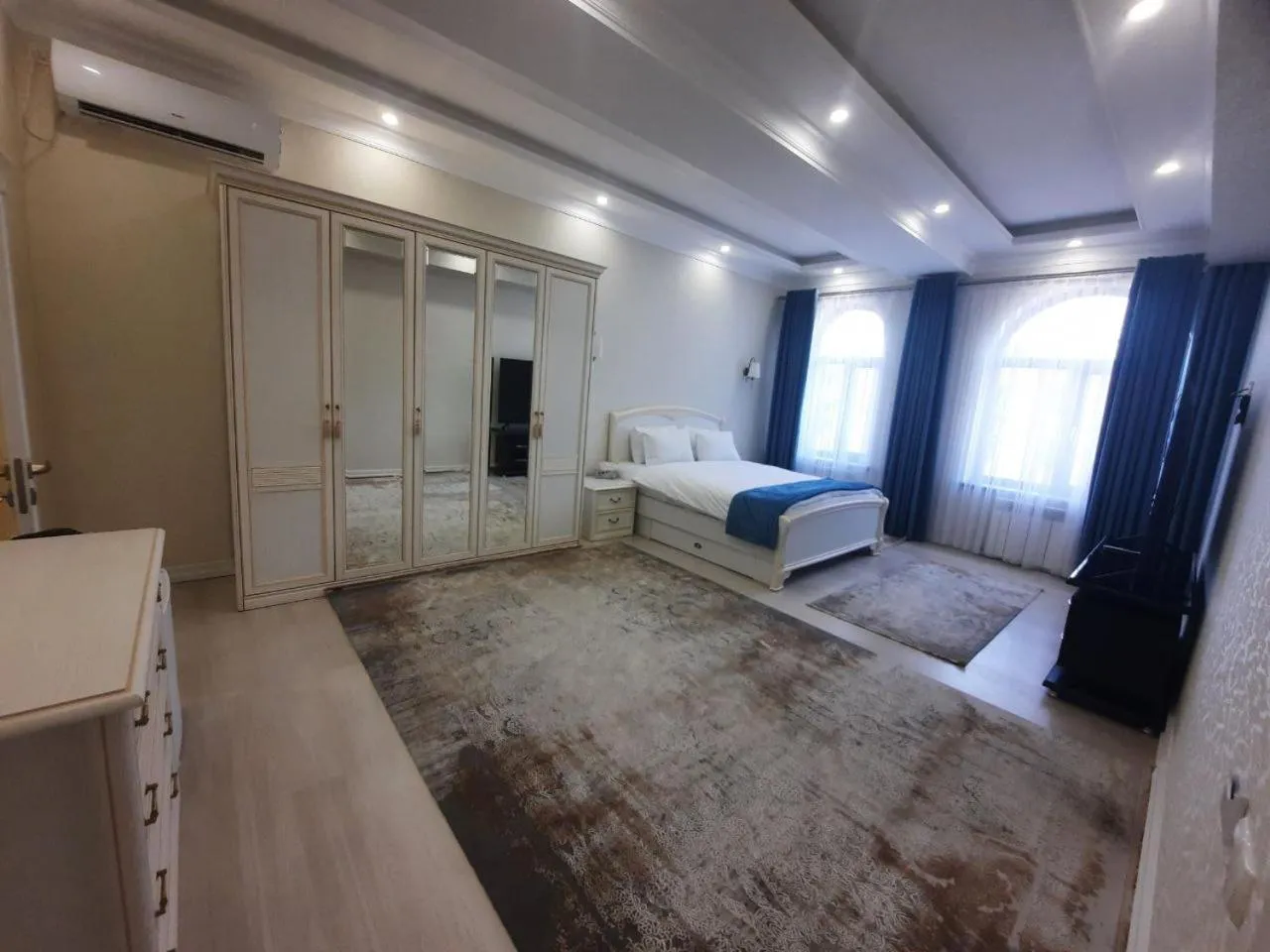 Bed in al Madina Hotel Samarkand