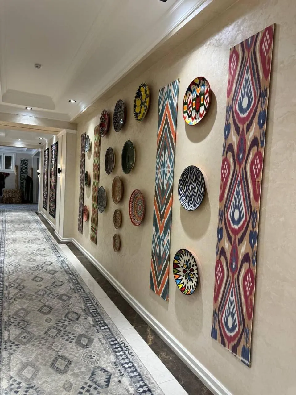 Decorative detail in al Madina Hotel Samarkand