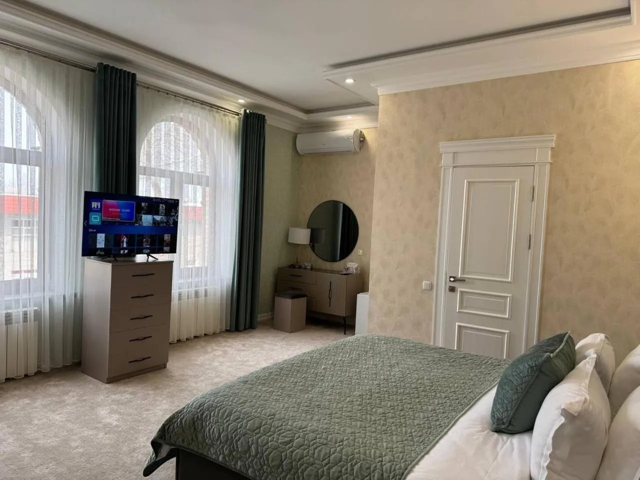 Bed in al Madina Hotel Samarkand