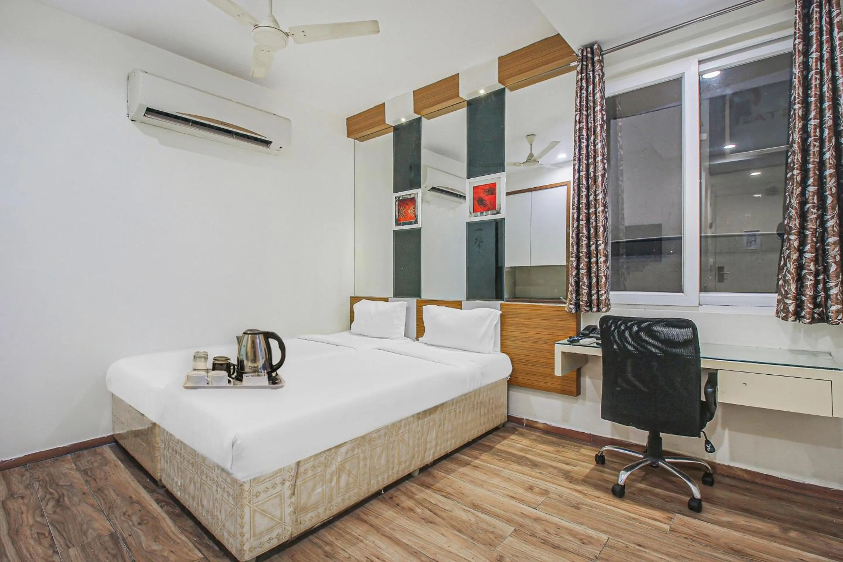 Bedroom, Bed in Super Townhouse Eaglewood Gachibowli