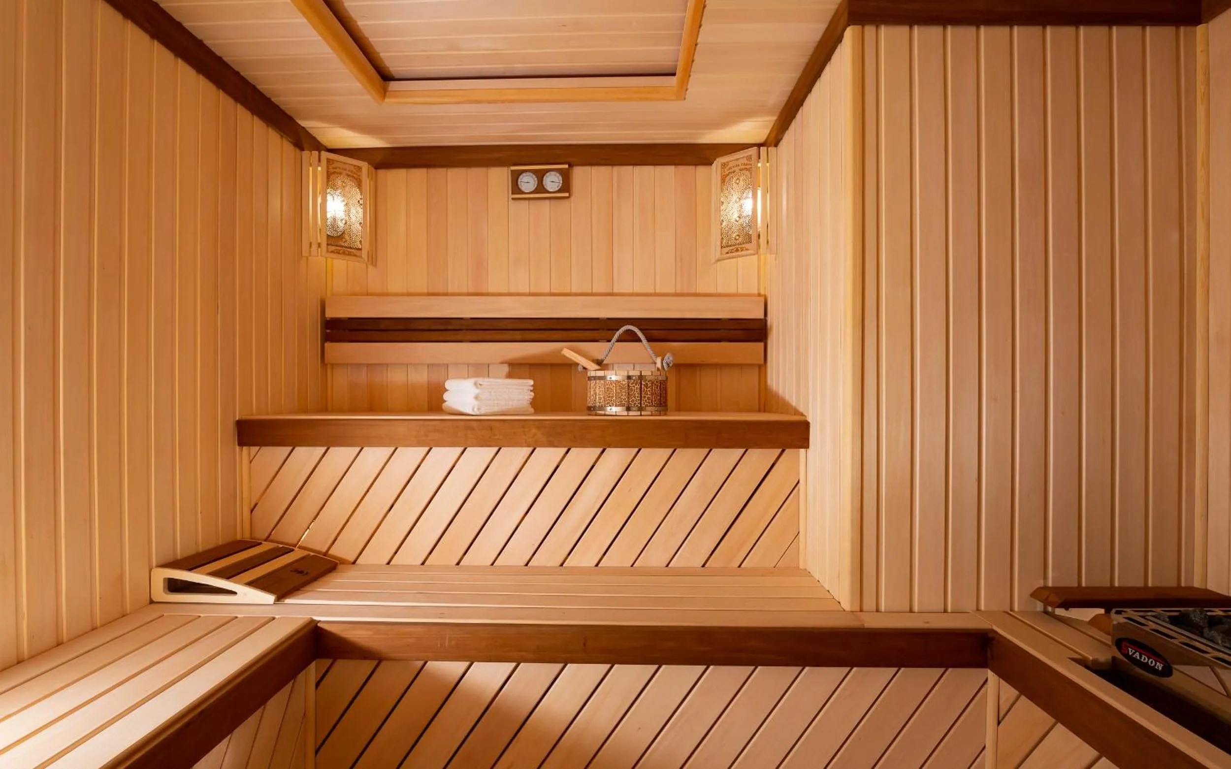 Sauna in Farovon Khiva Hotel