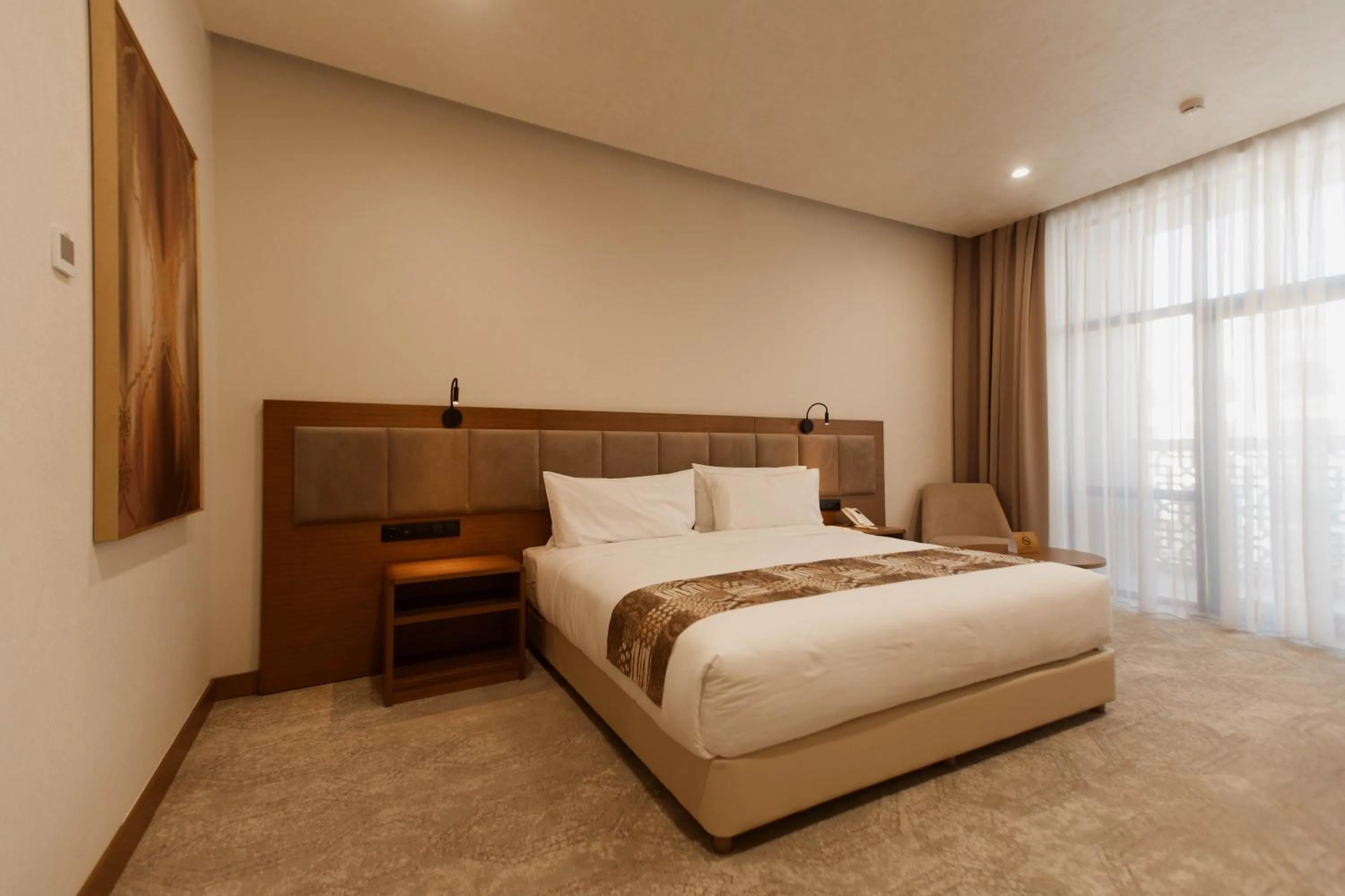 Bedroom, Bed in Farovon Khiva Hotel