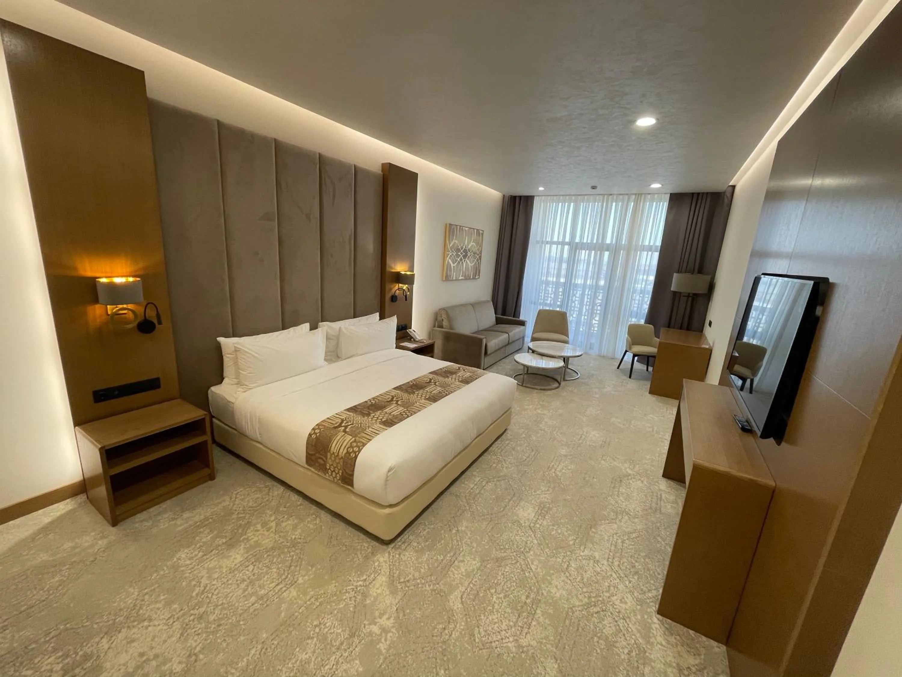 Photo of the whole room, Bed in Farovon Khiva Hotel