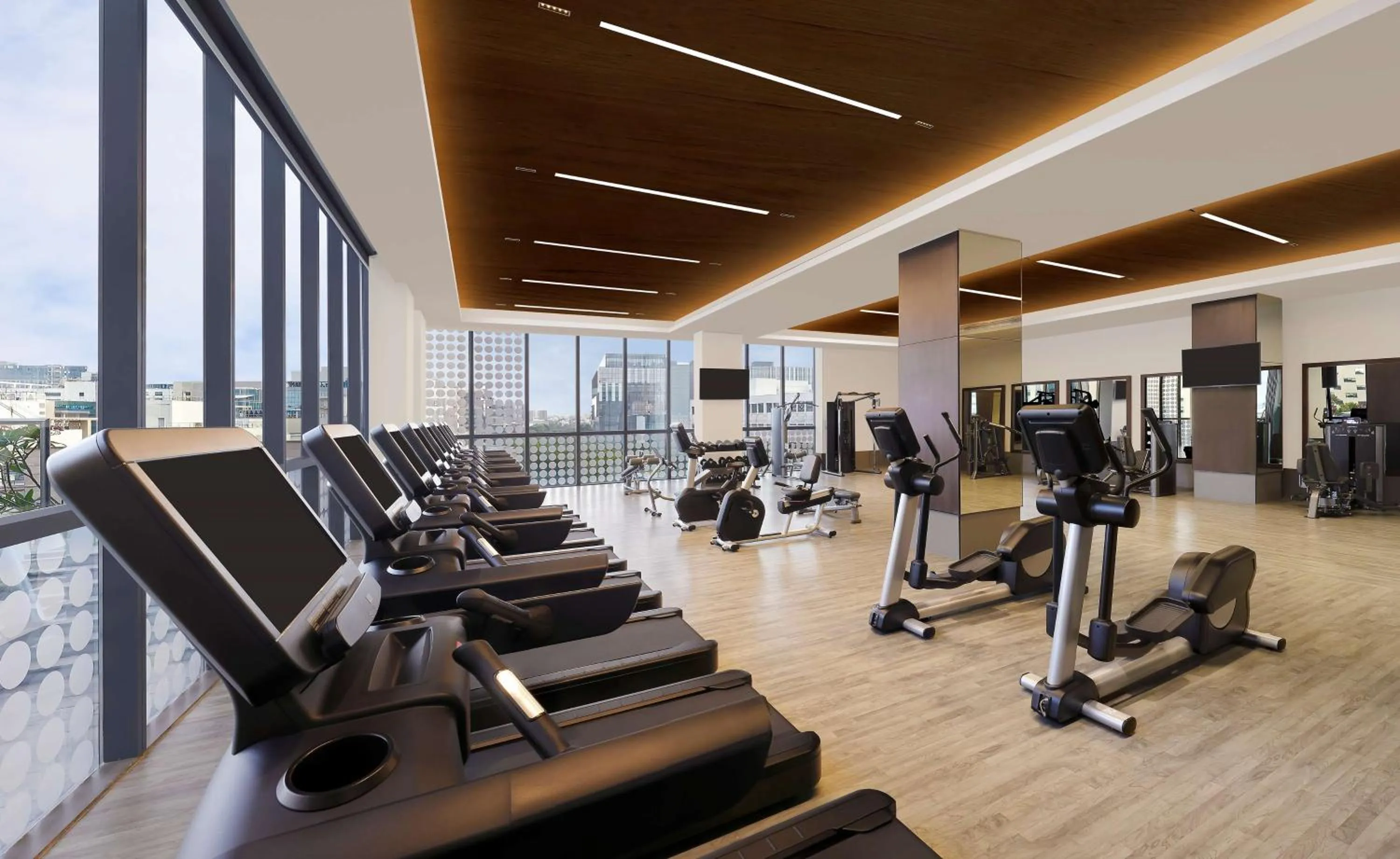 Fitness centre/facilities in Hilton Garden Inn Bengaluru Embassy Manyata Business Park