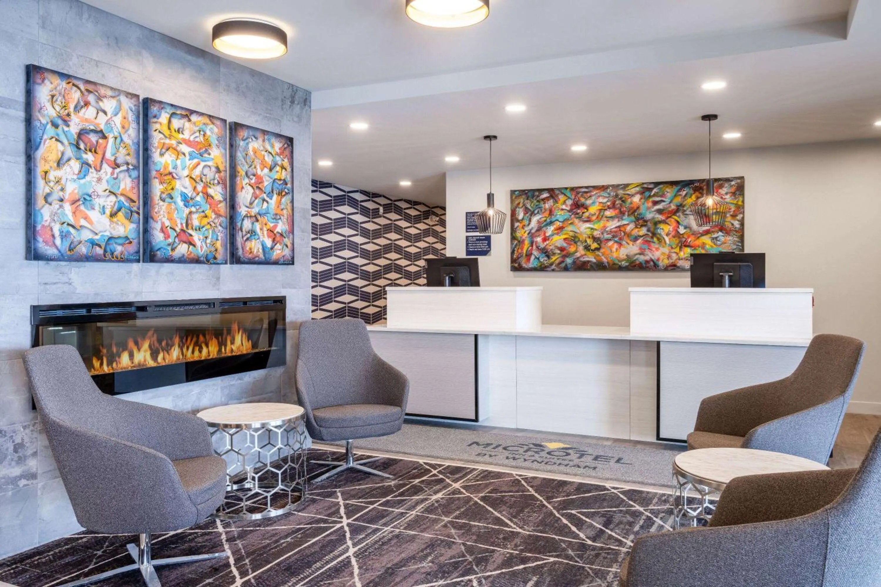 Lobby or reception in Microtel Inn & Suites by Wyndham Kanata Ottawa West