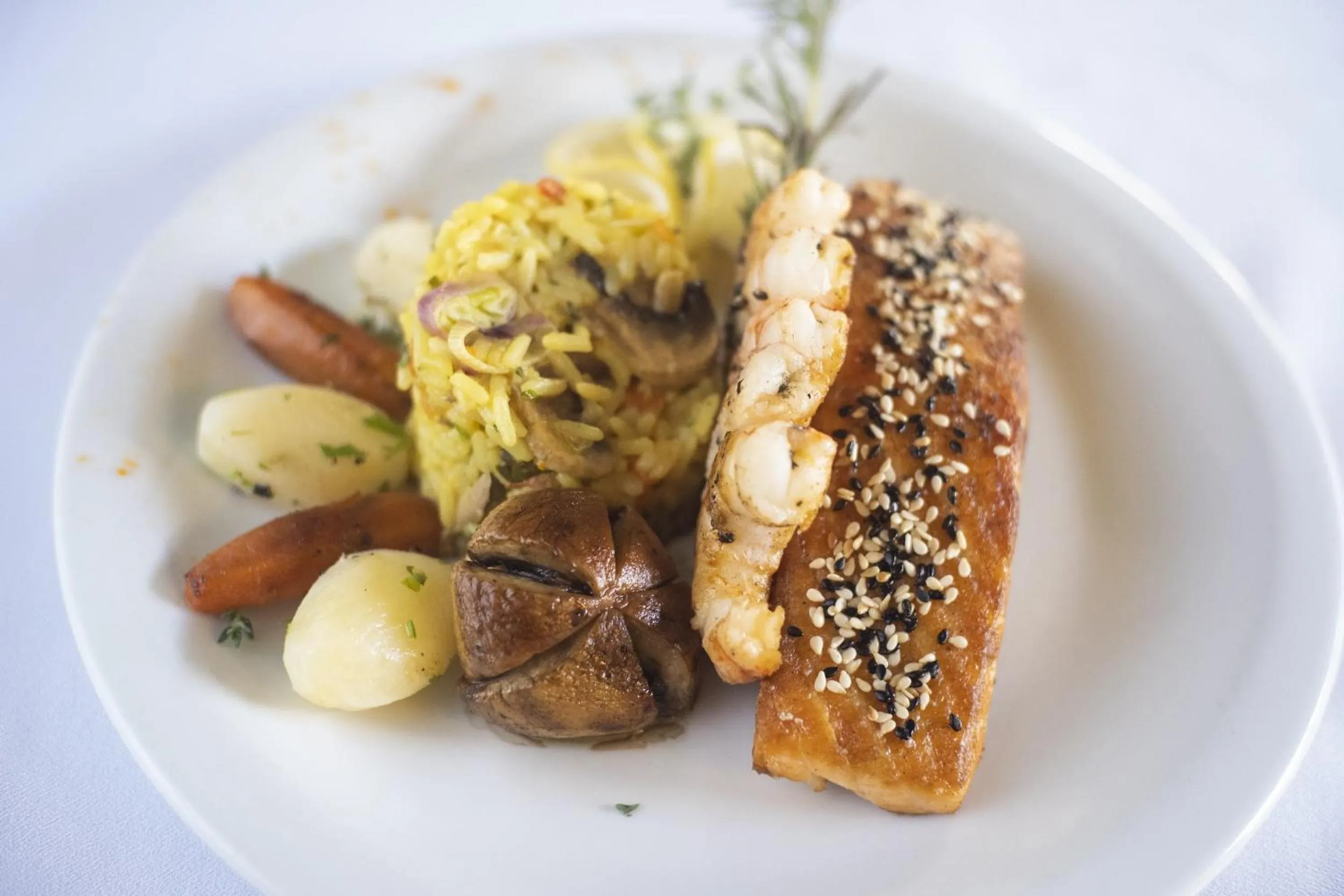 Food and drinks in El Conquistador Hotel