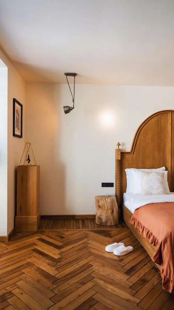 Bedroom, Bed in To Be Social House