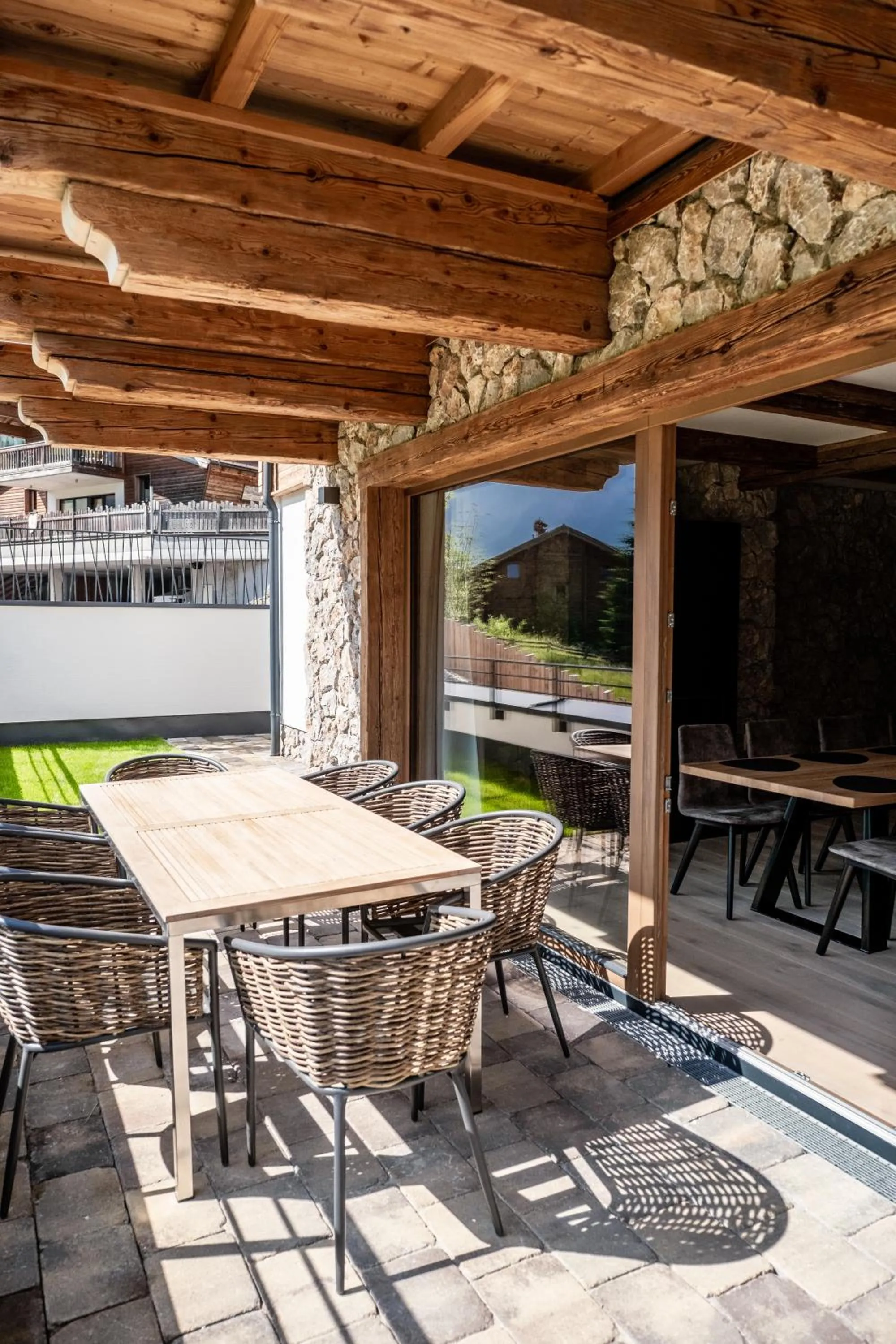 Balcony/Terrace in Natursinn Mountainchalets