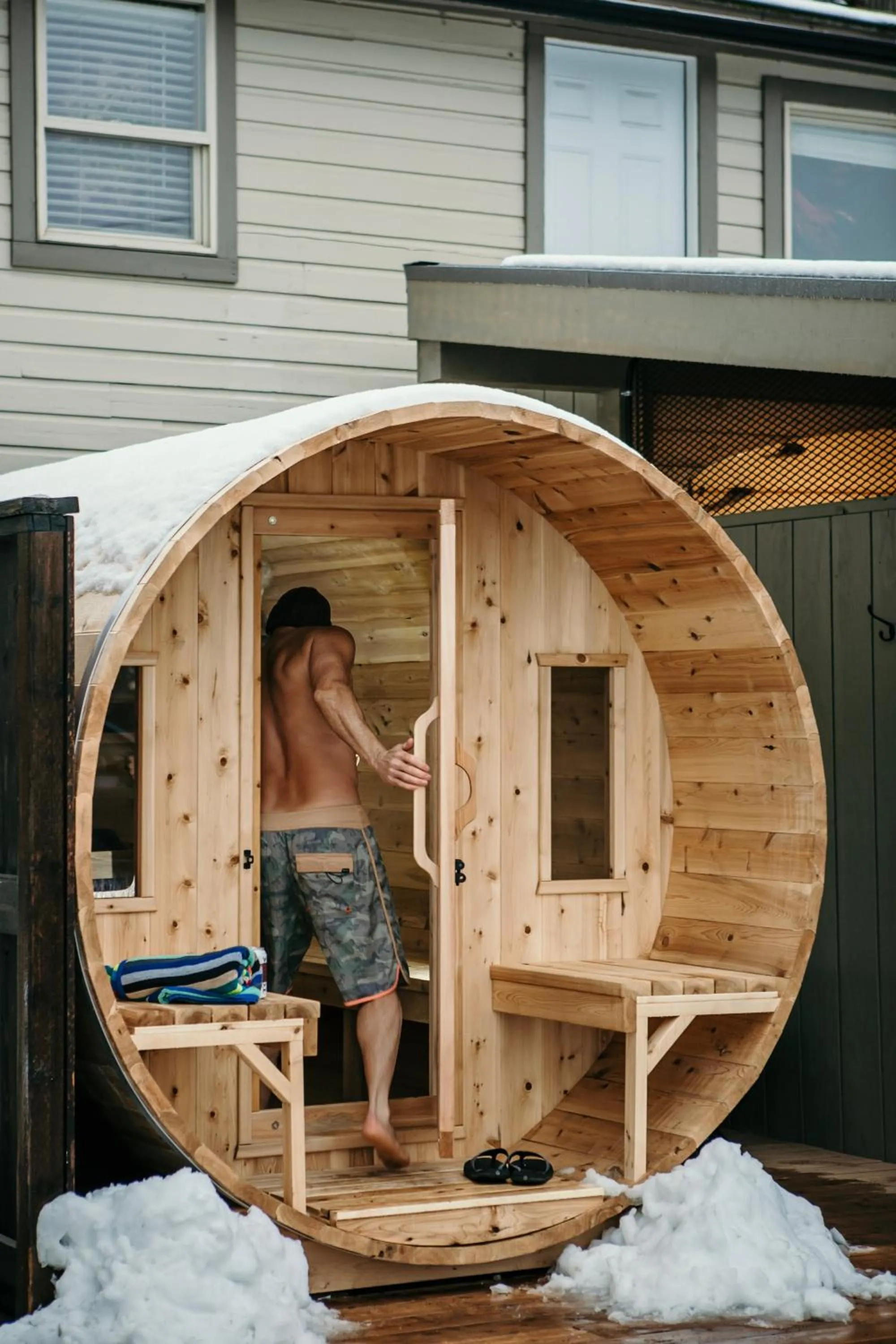 Sauna in Stirling All Suites Hotel