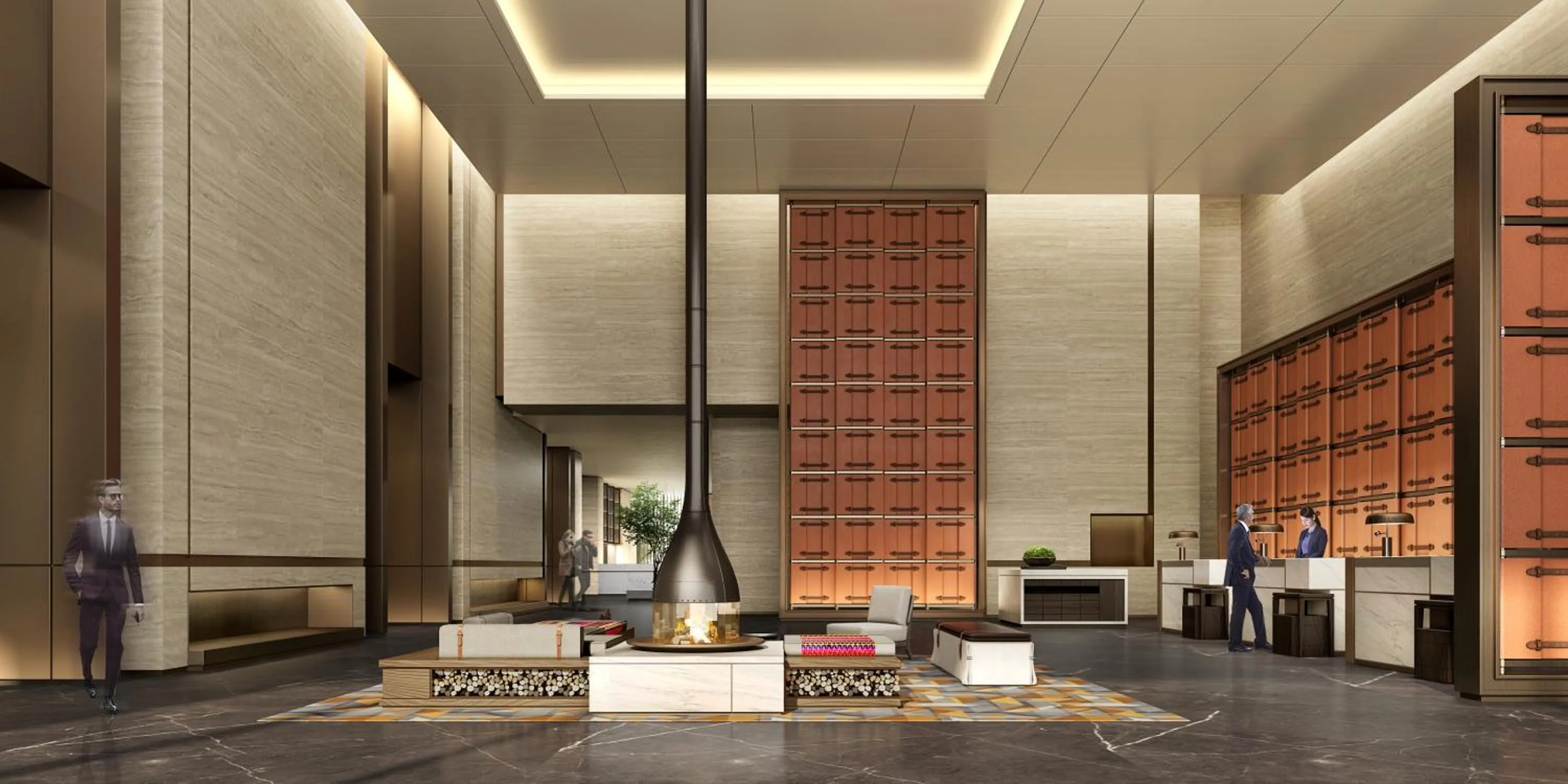Lobby or reception in Crowne Plaza Hohhot City Center