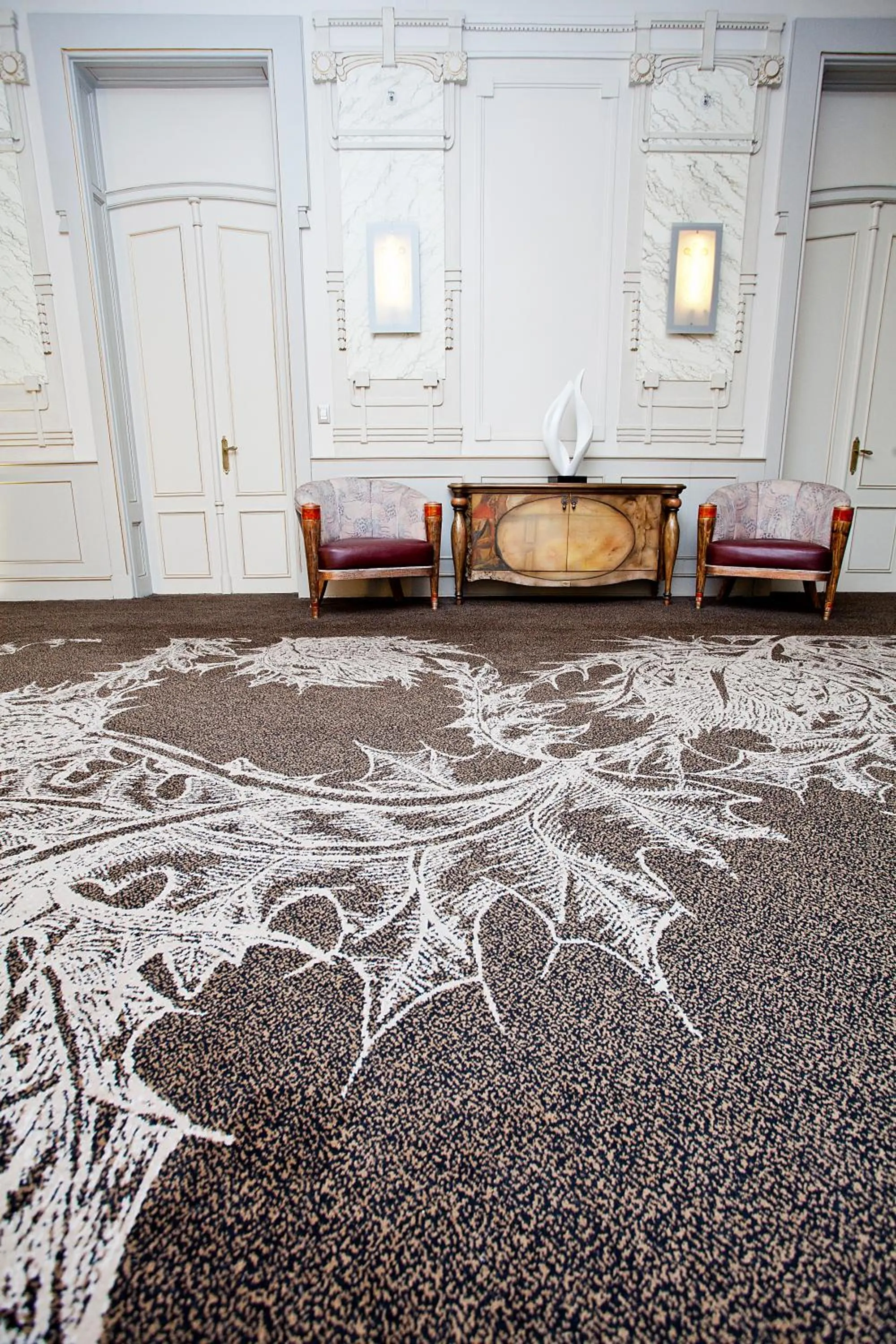 Seating area in Savoy Hotel