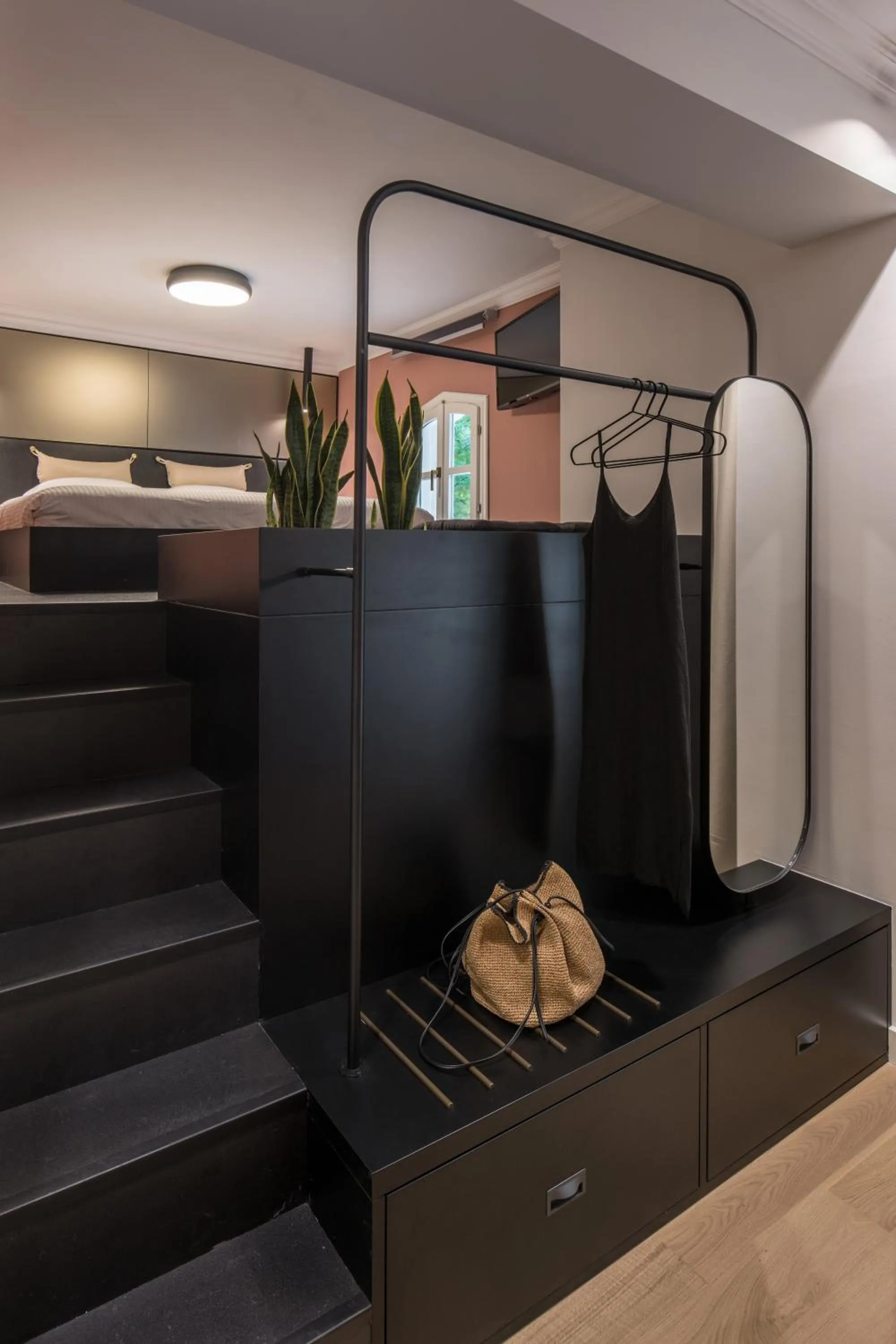 Decorative detail in 72 AD Suites