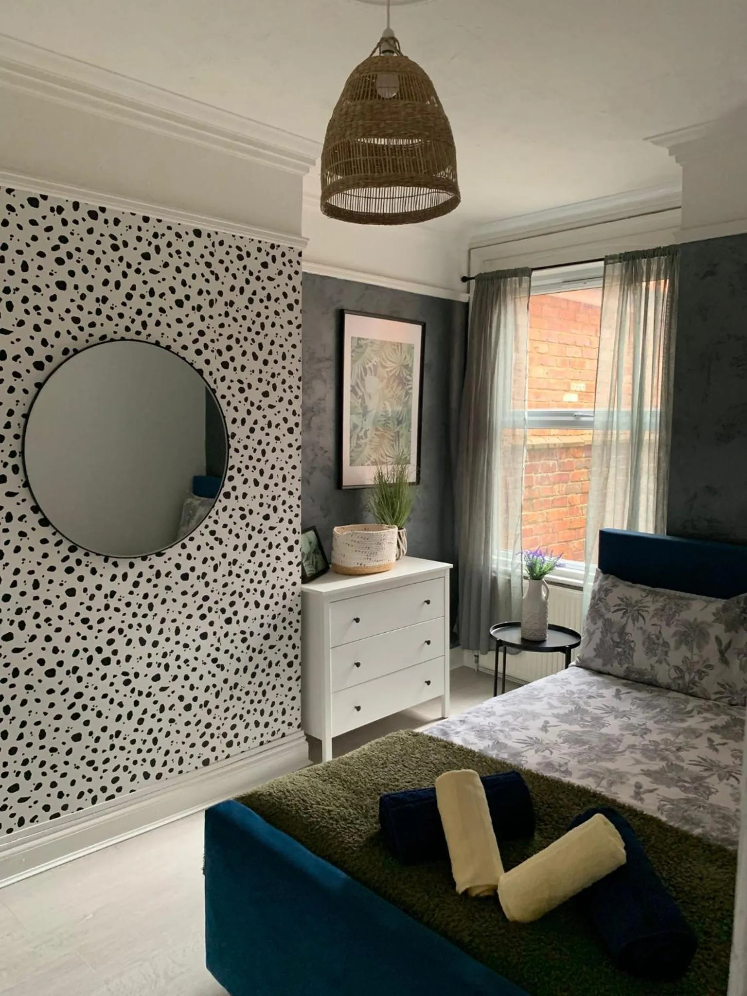 Bedroom, Bed in House of cosy dots