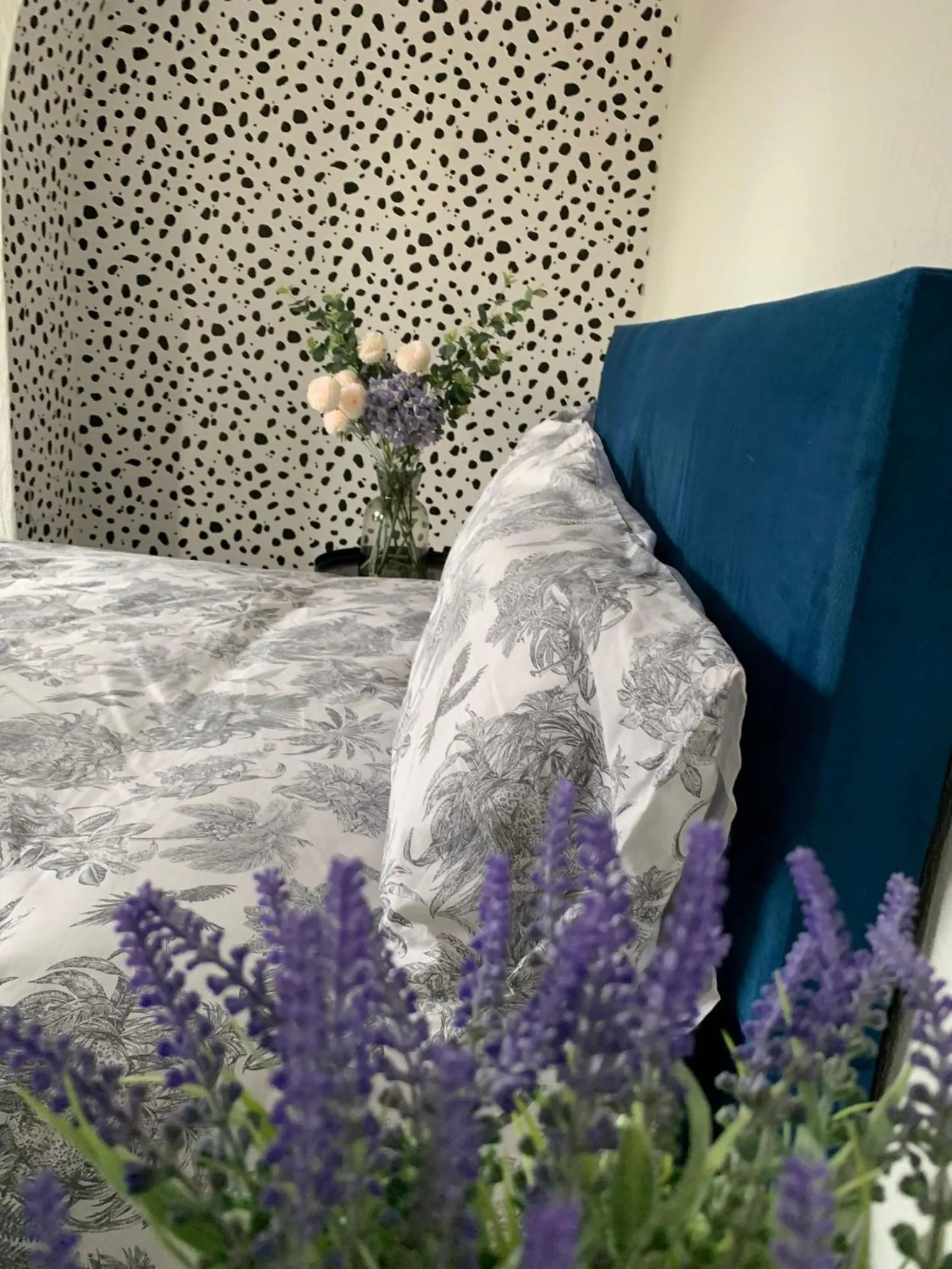 Bedroom, Bed in House of cosy dots