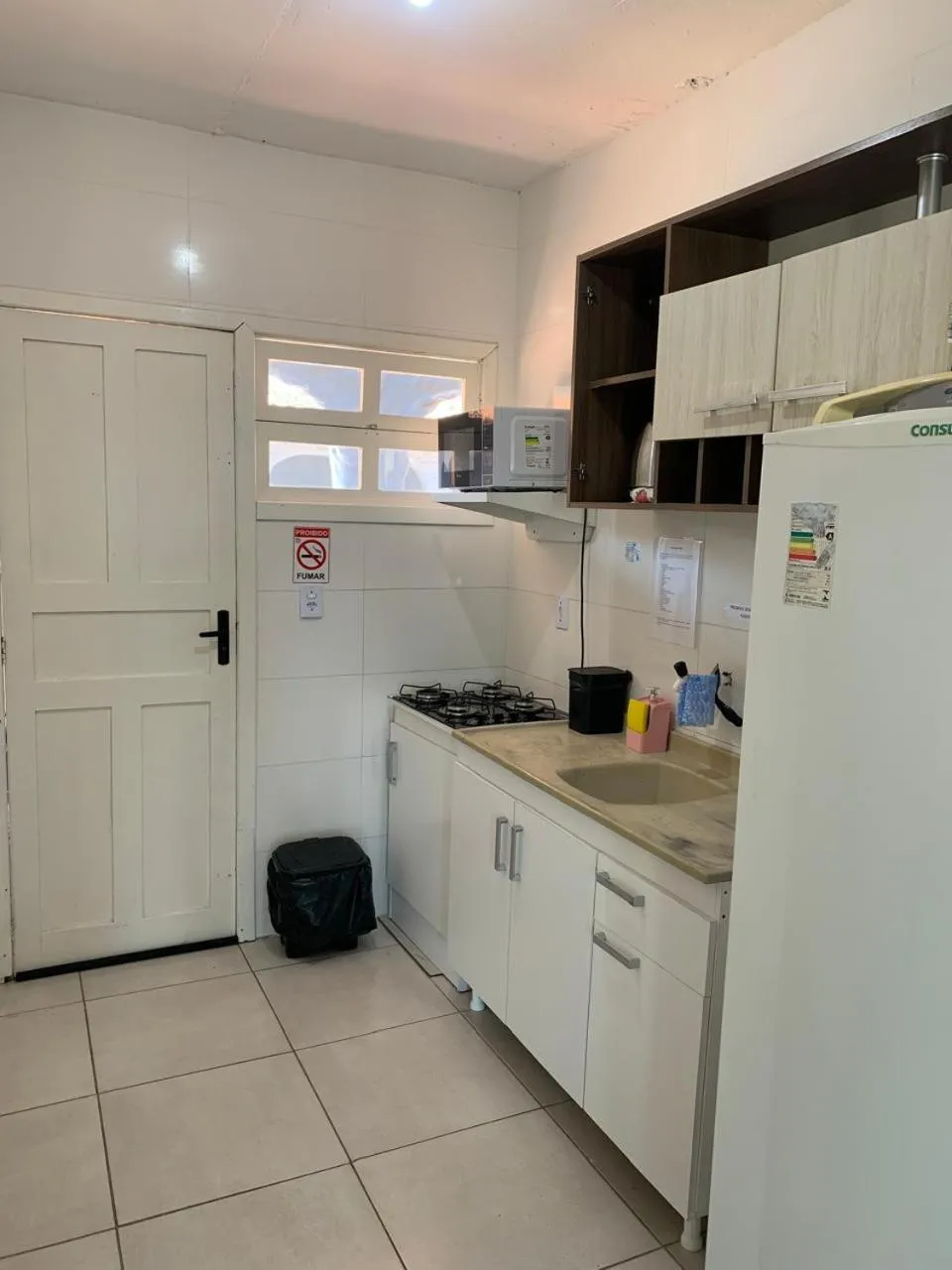 Kitchen or kitchenette in Pousada Portal da Praia