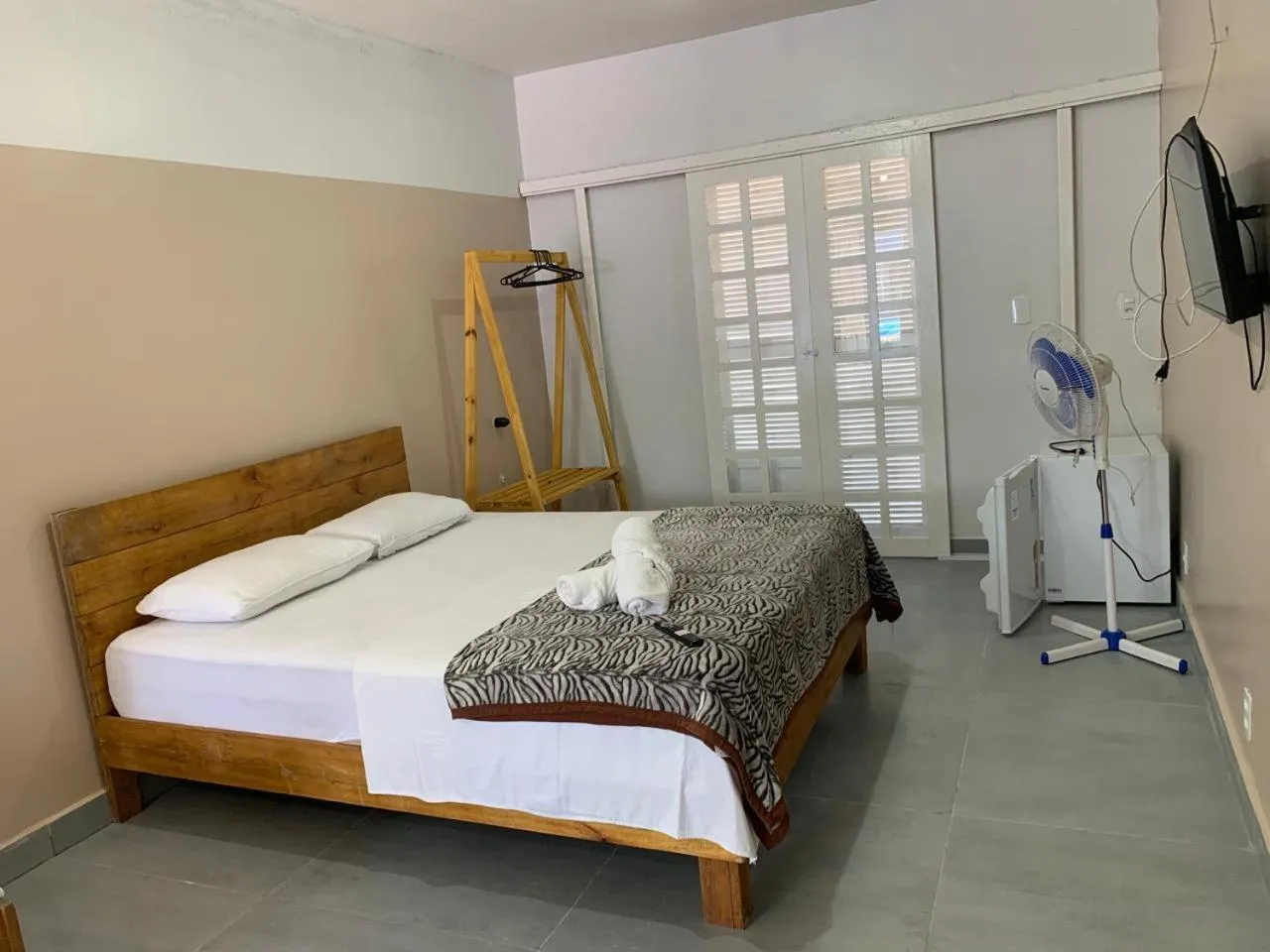 Bed in Pousada Portal da Praia