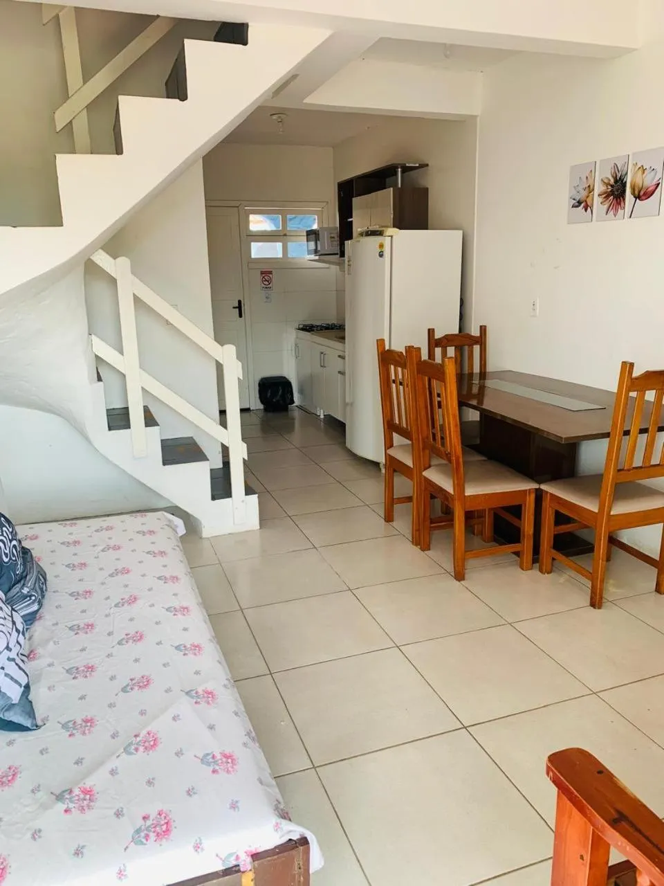 Kitchen or kitchenette in Pousada Portal da Praia