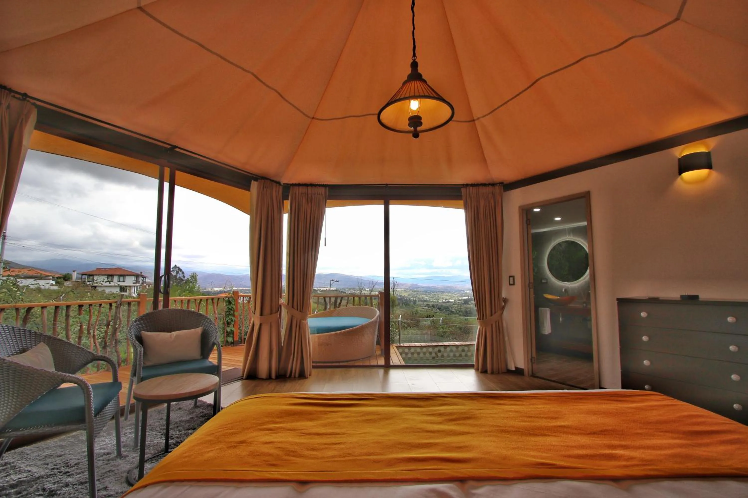 Bedroom in GENKI LUXURY GLAMPING