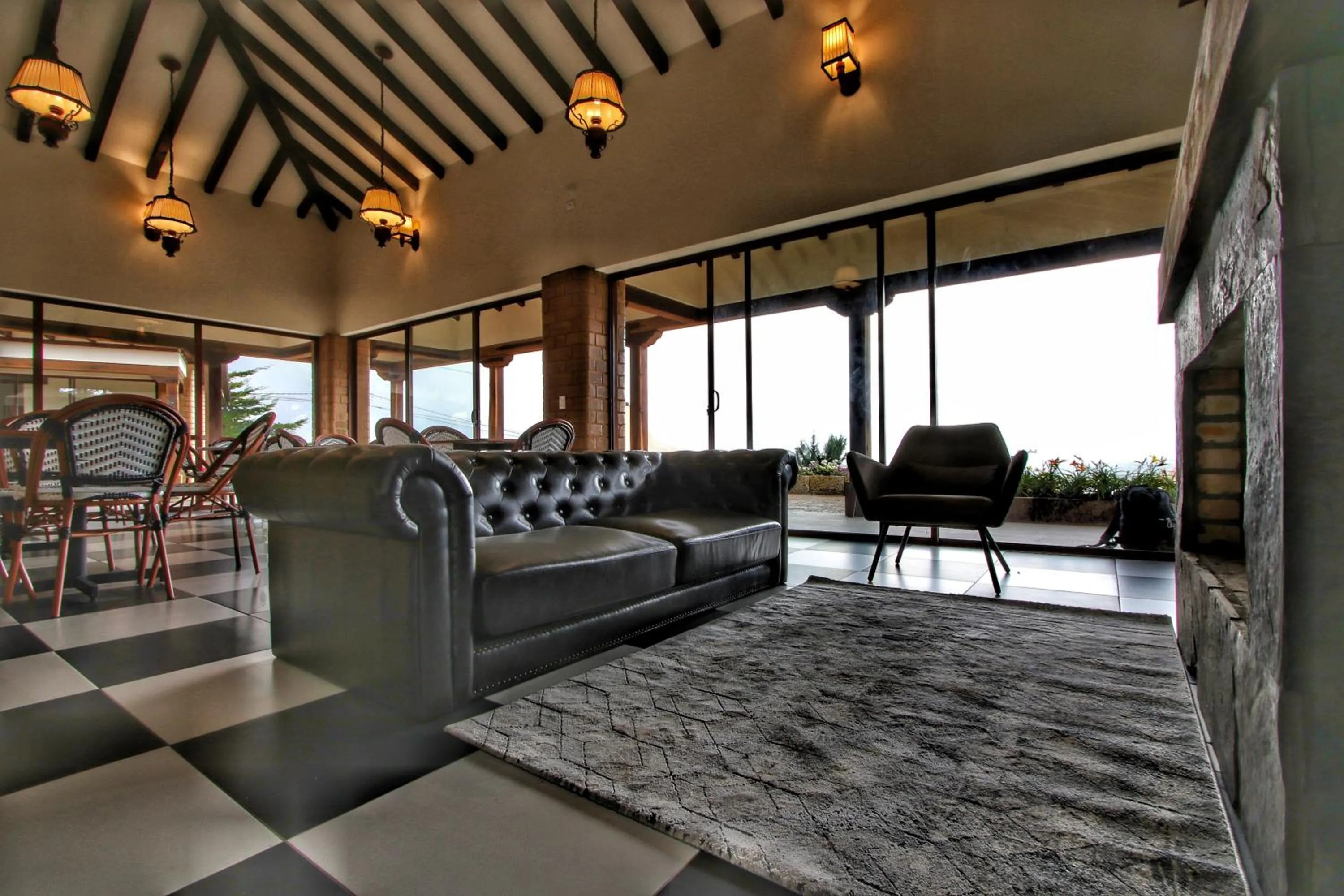 Living room in GENKI LUXURY GLAMPING