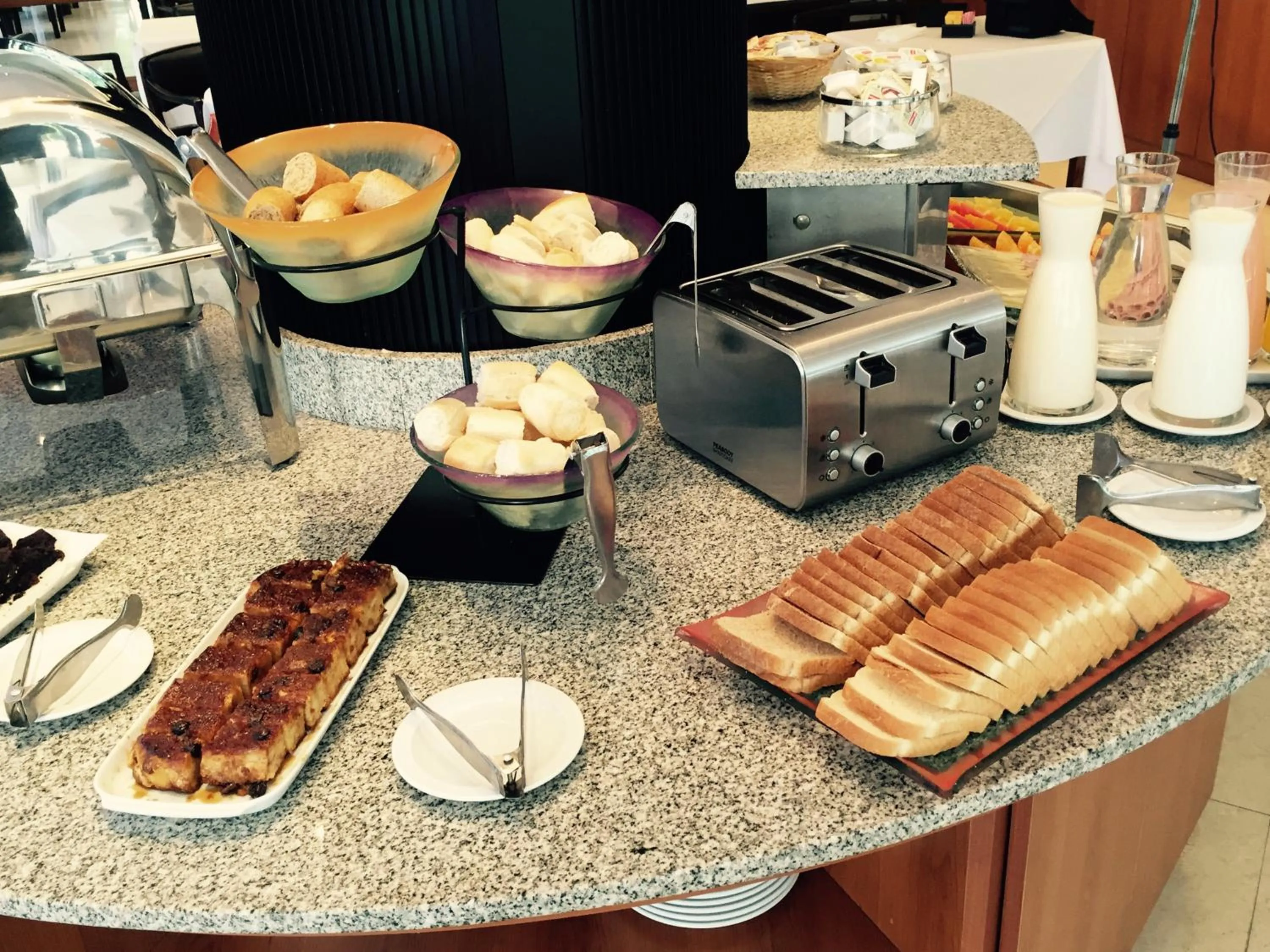 American breakfast in Bisonte Libertad