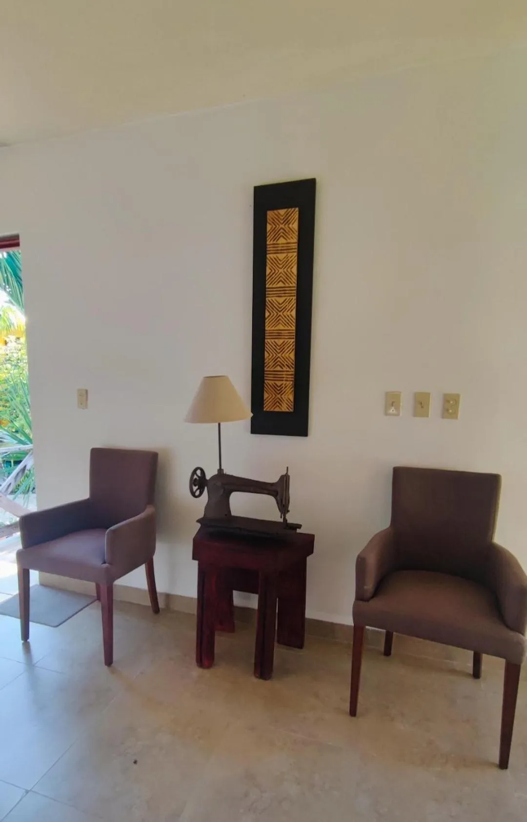 Seating area in Hacienda Valentina