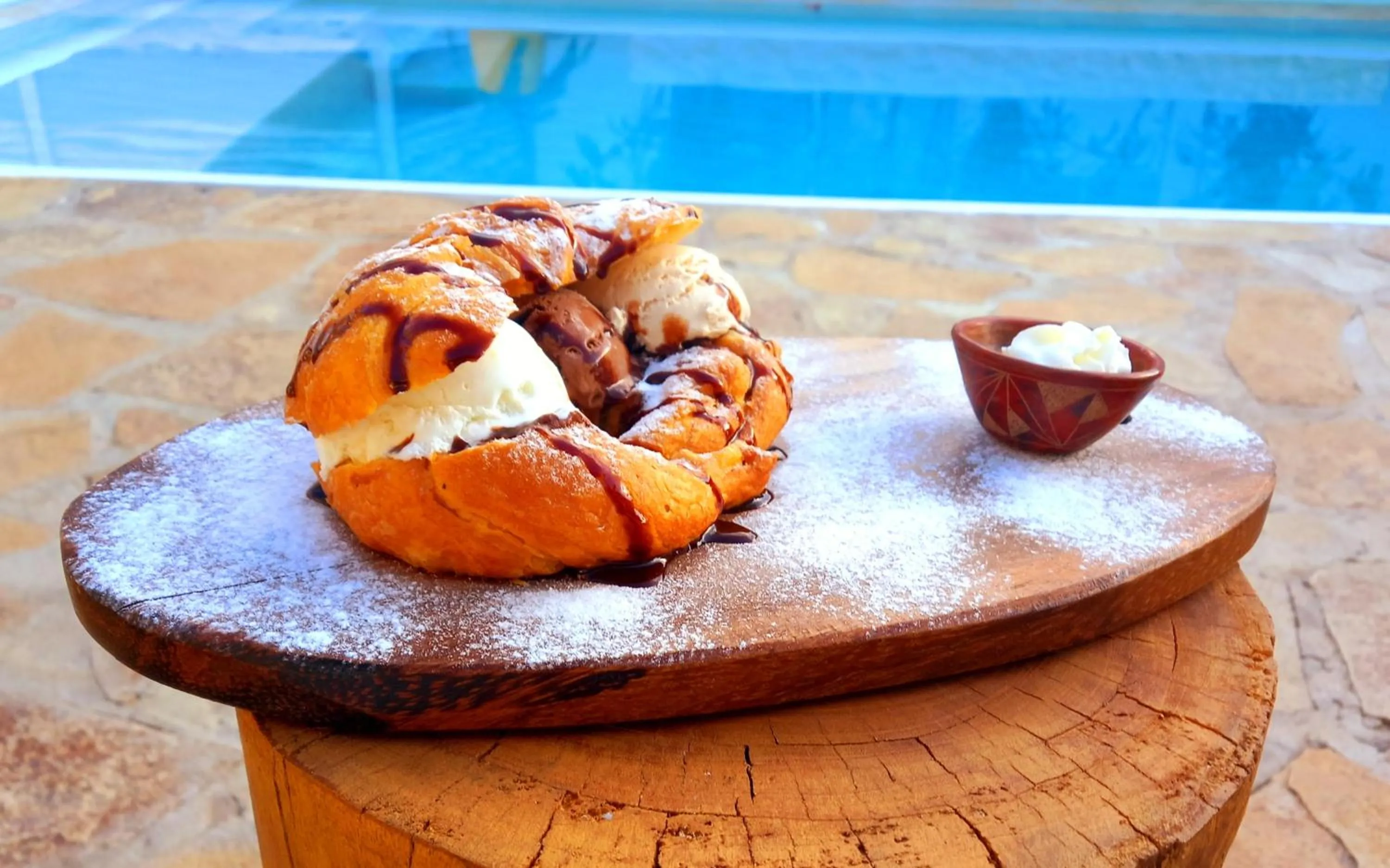 Food in Hotel Cabañas Puesta del Sol