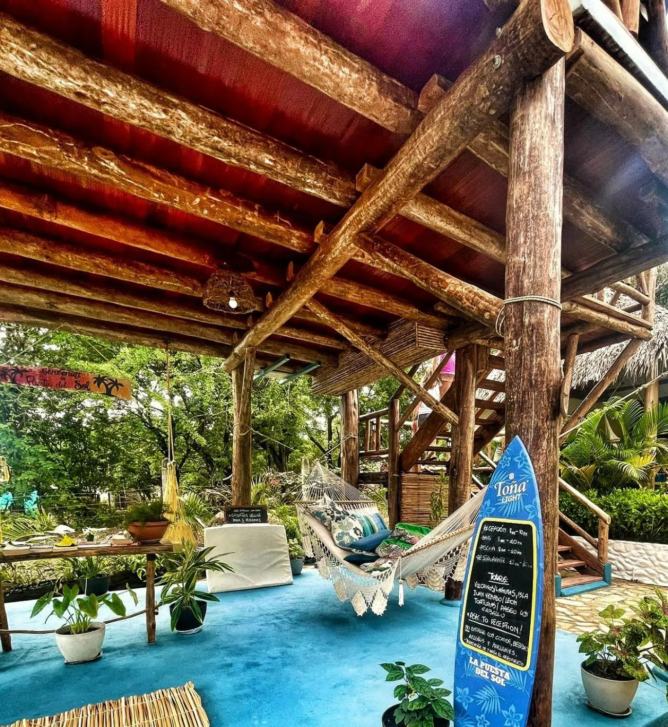 Balcony/Terrace in Hotel Cabañas Puesta del Sol