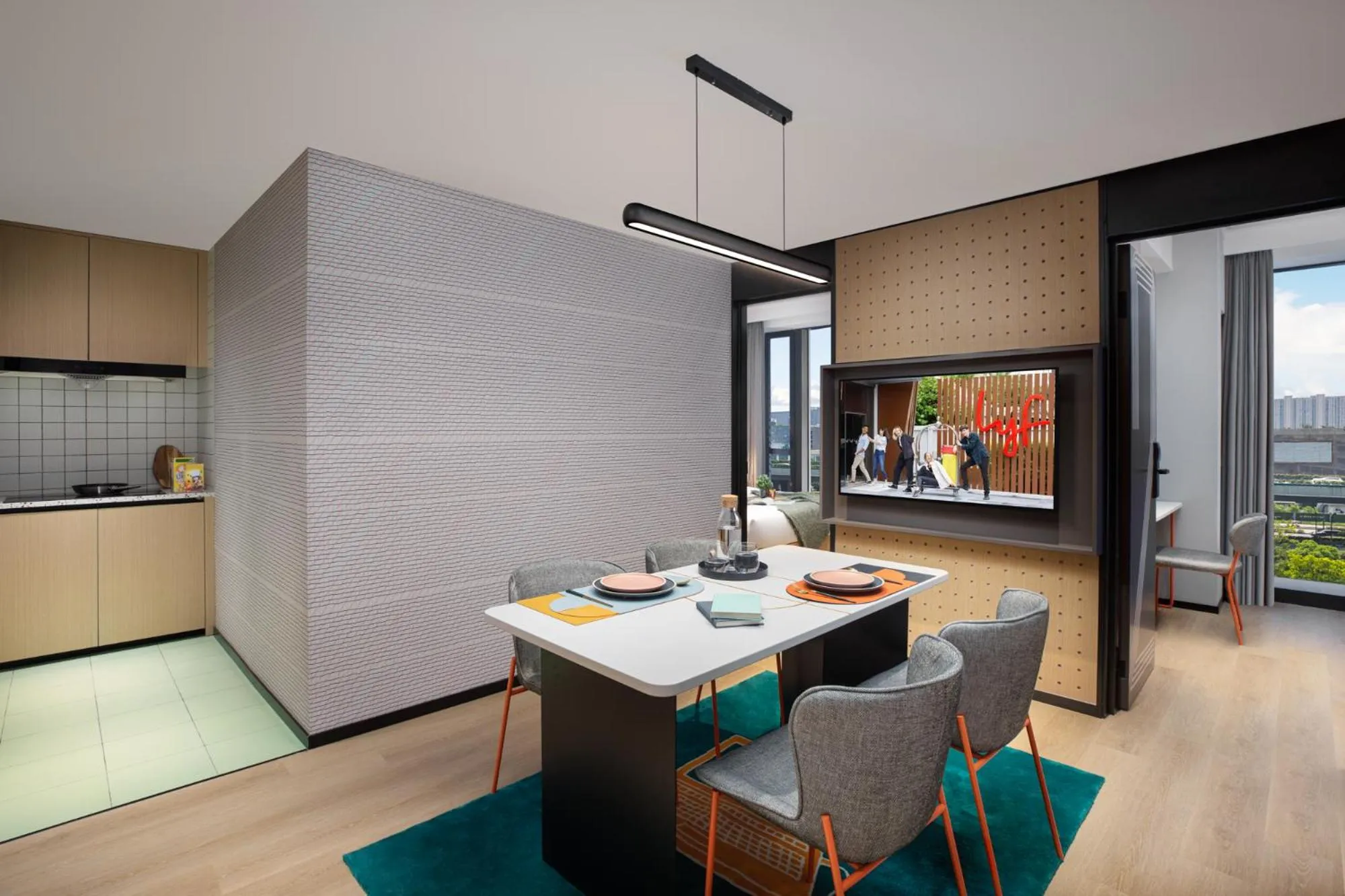 TV and multimedia in lyf Mid-Town Hangzhou