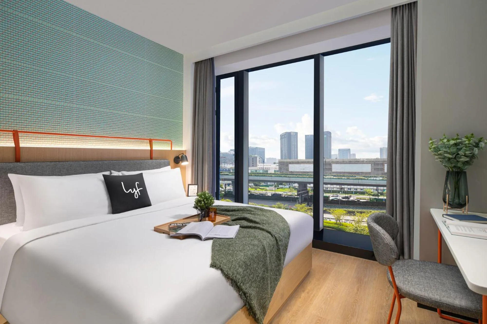 Photo of the whole room in lyf Mid-Town Hangzhou