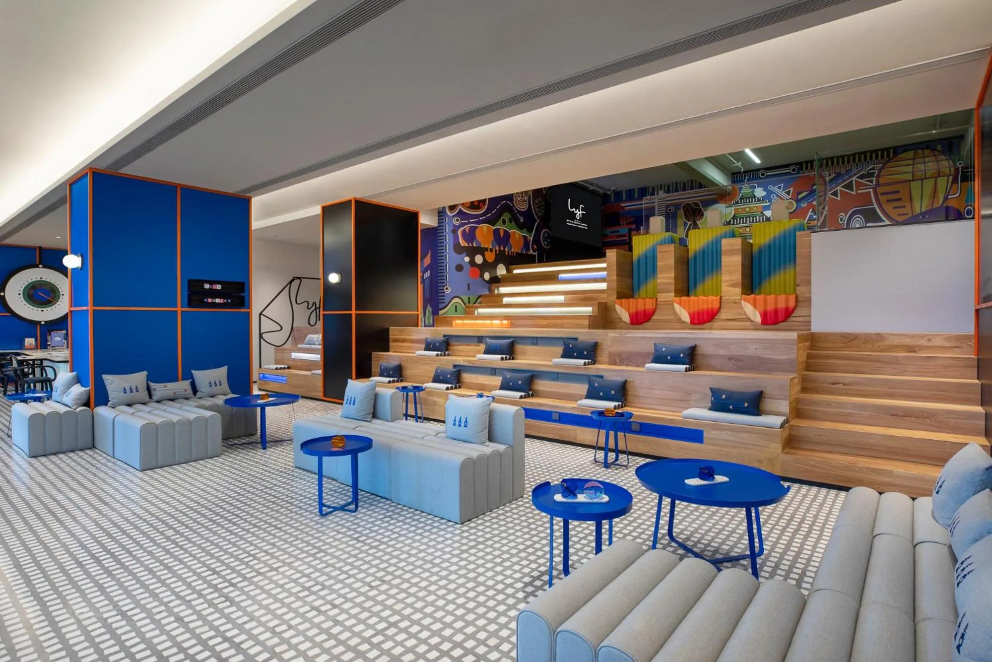 Communal lounge/ TV room in lyf Mid-Town Hangzhou