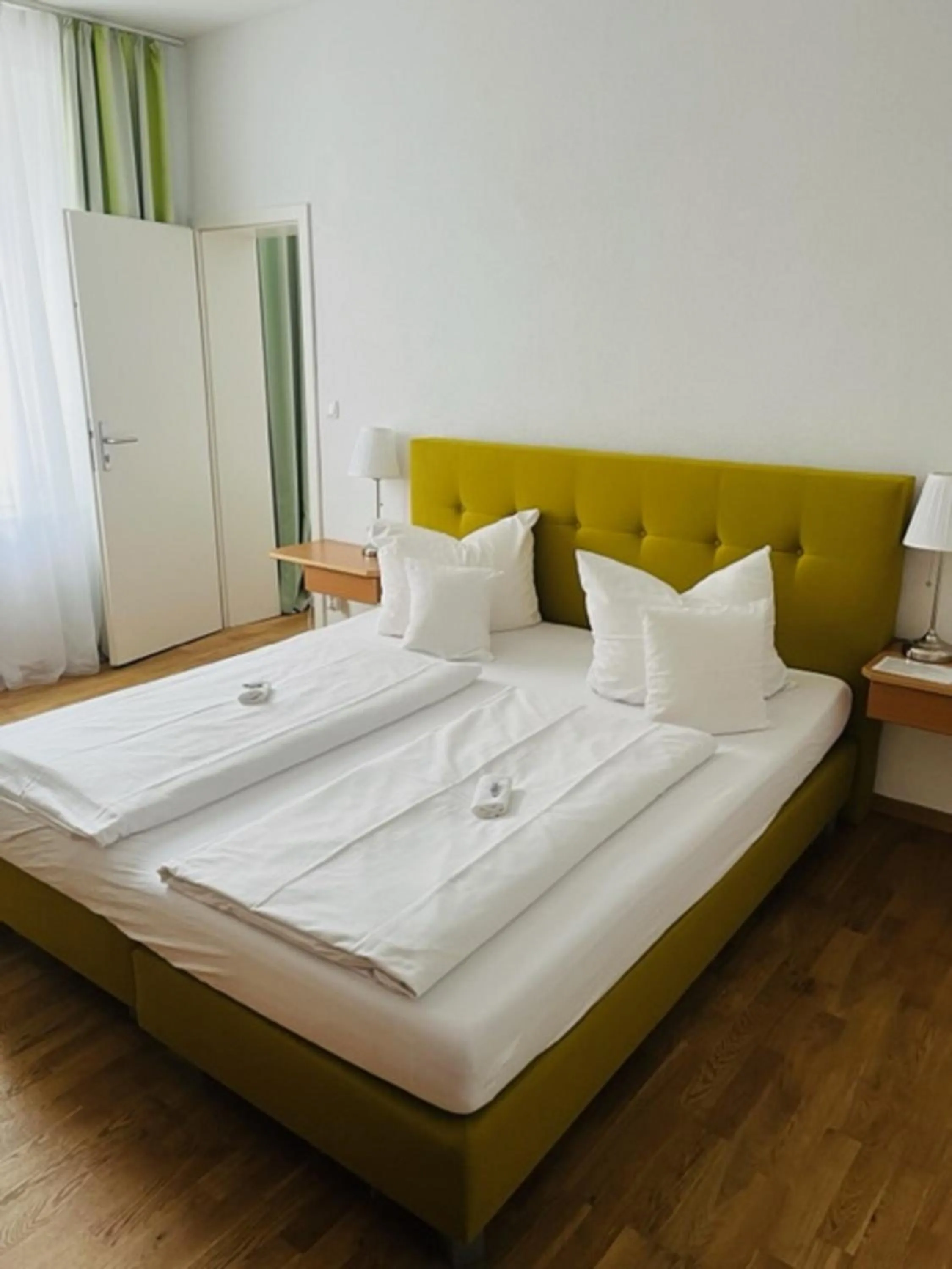 Bed in Hotel Wendelstein