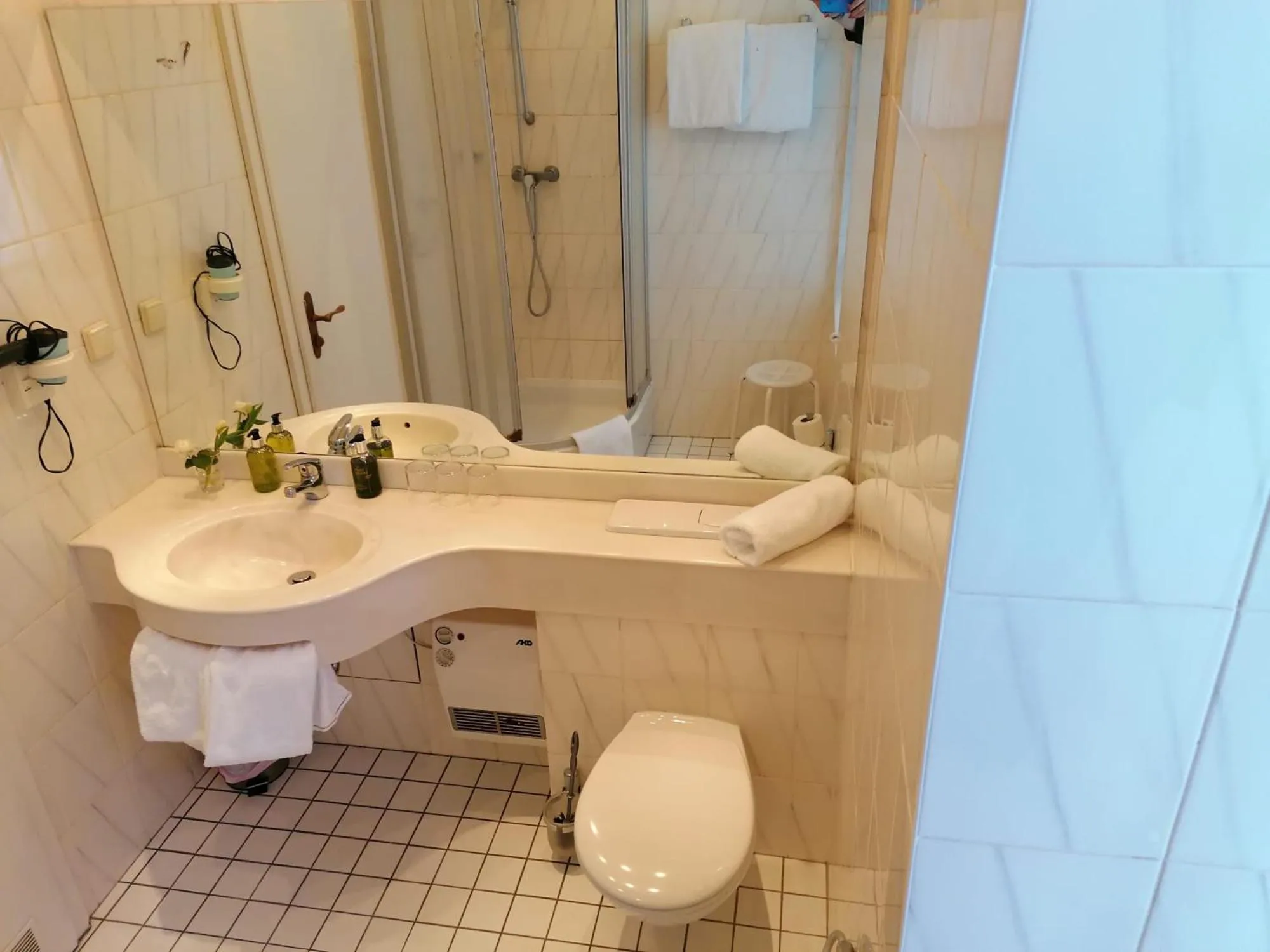 Bathroom in Hotel Wendelstein