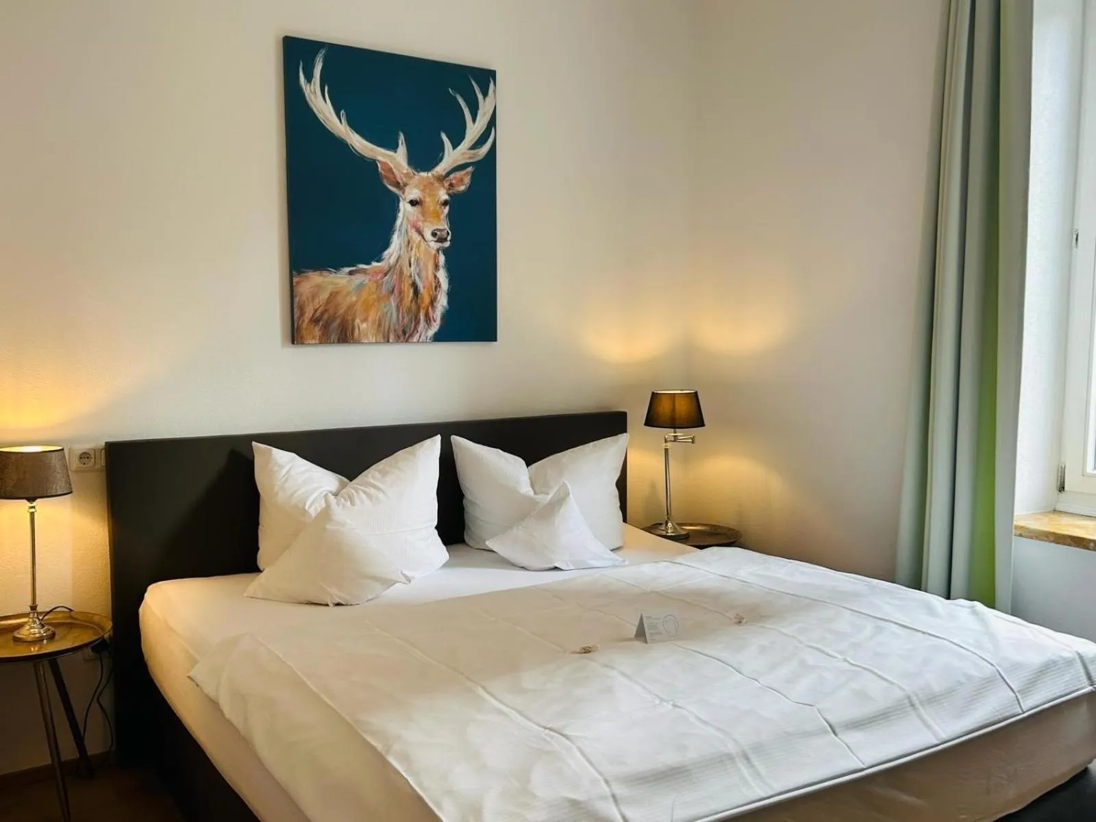 Bed in Hotel Wendelstein