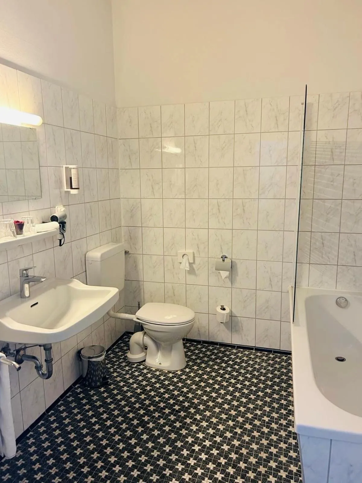 Bathroom in Hotel Wendelstein