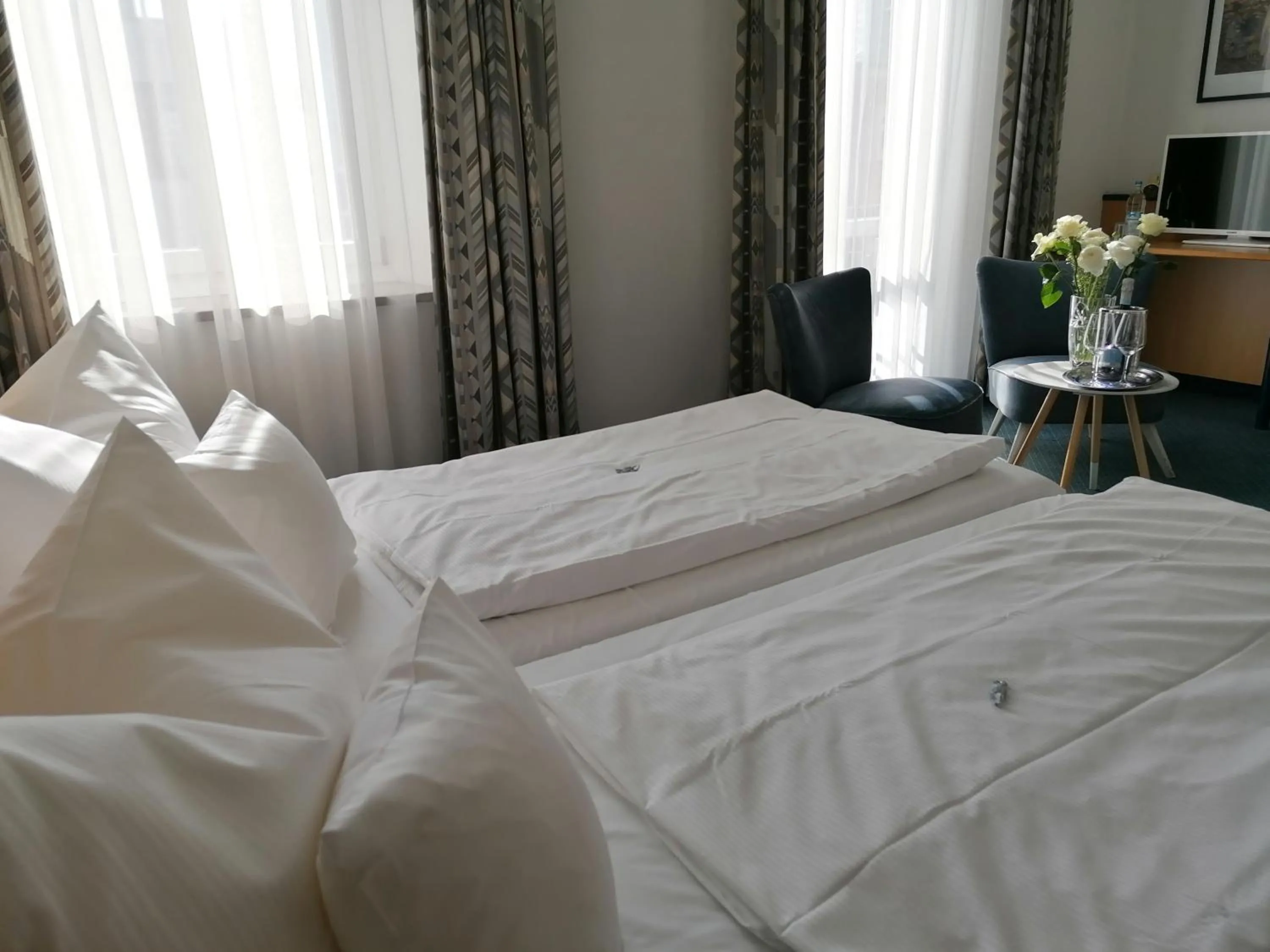 Bed in Hotel Wendelstein