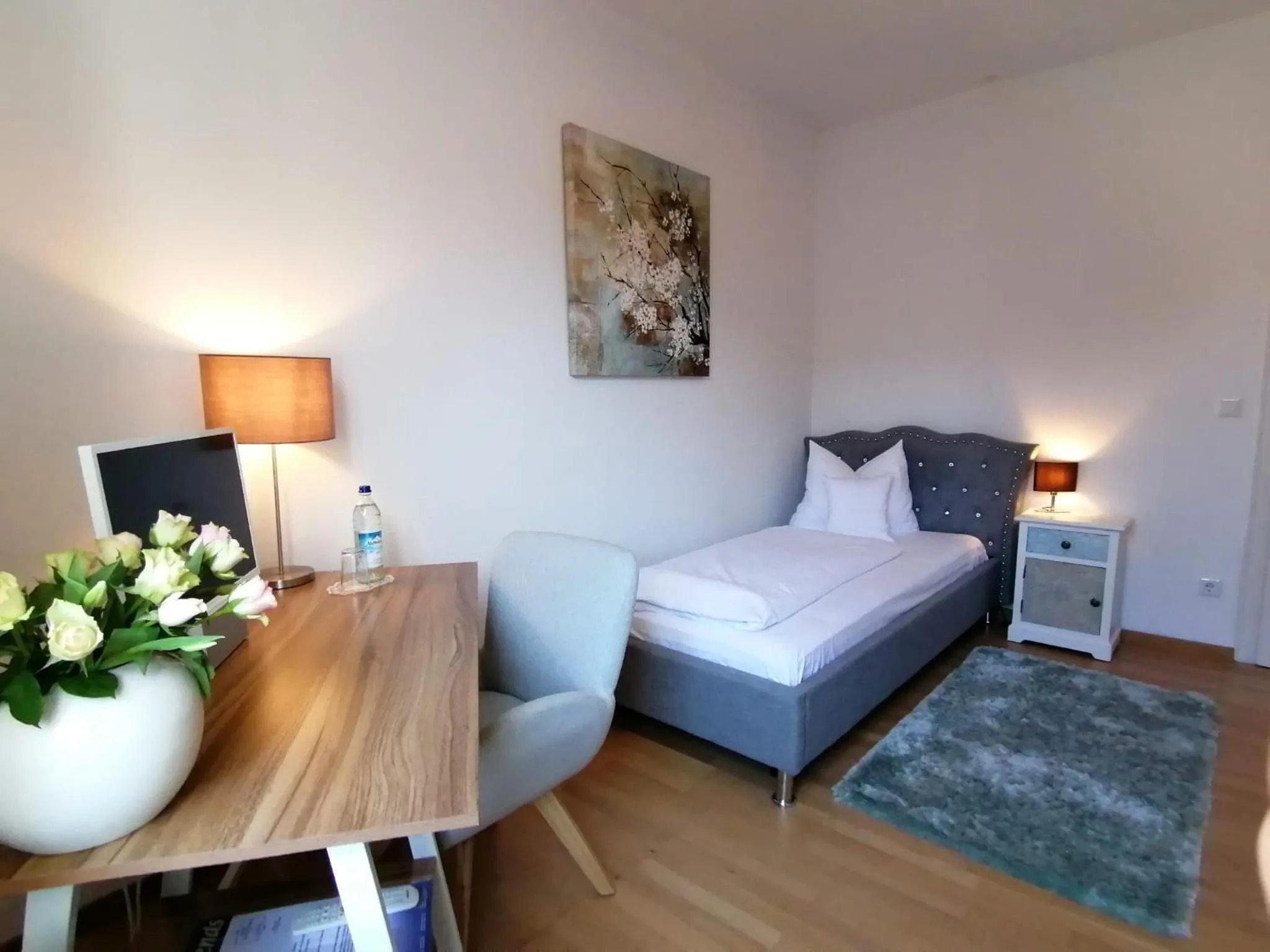 Bed in Hotel Wendelstein