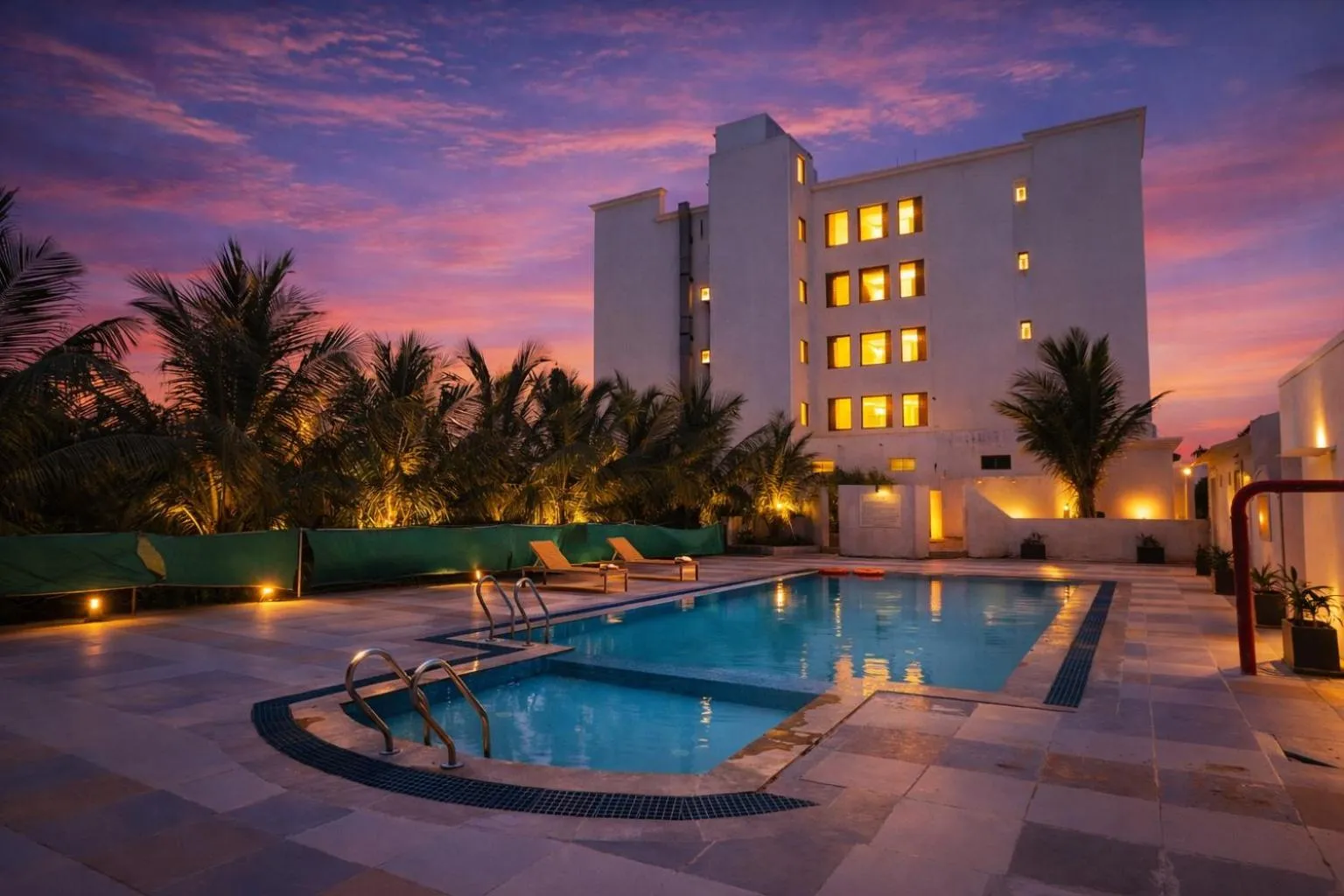 Swimming pool in Daksh The Madhuvan Suites Dwarka