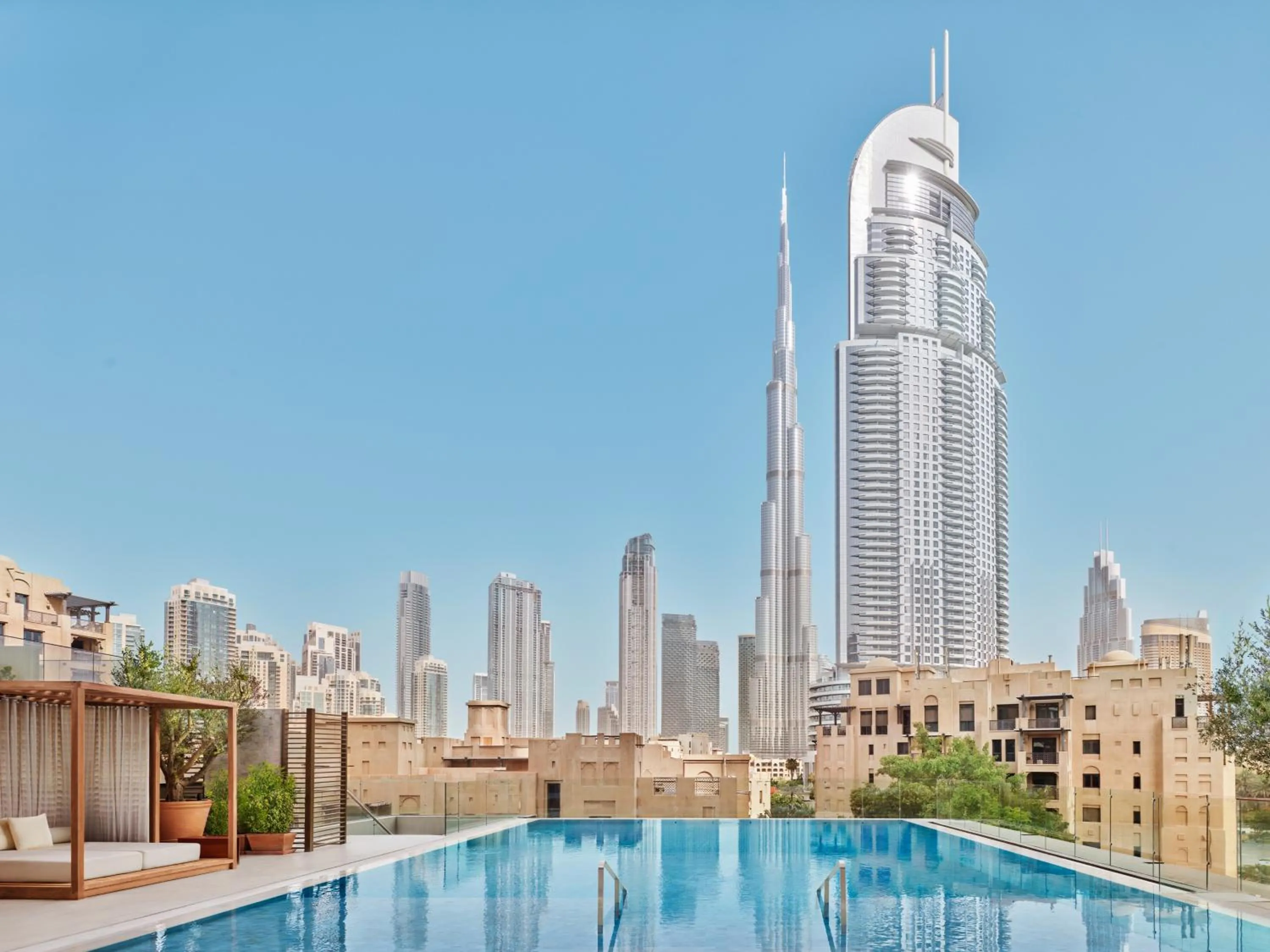 Swimming pool in The Dubai EDITION